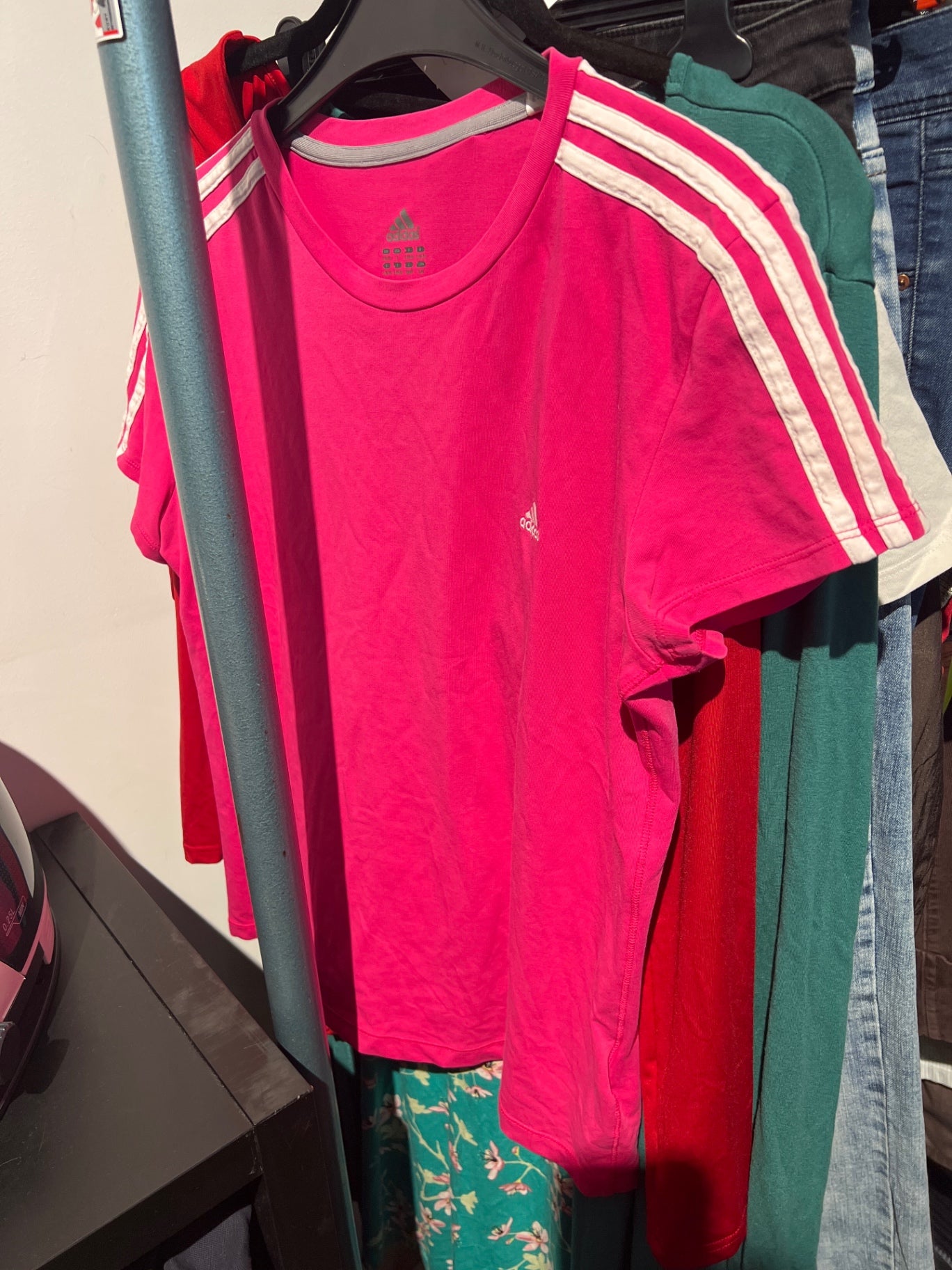 Adidas T-Shirt Pink Gr.: L