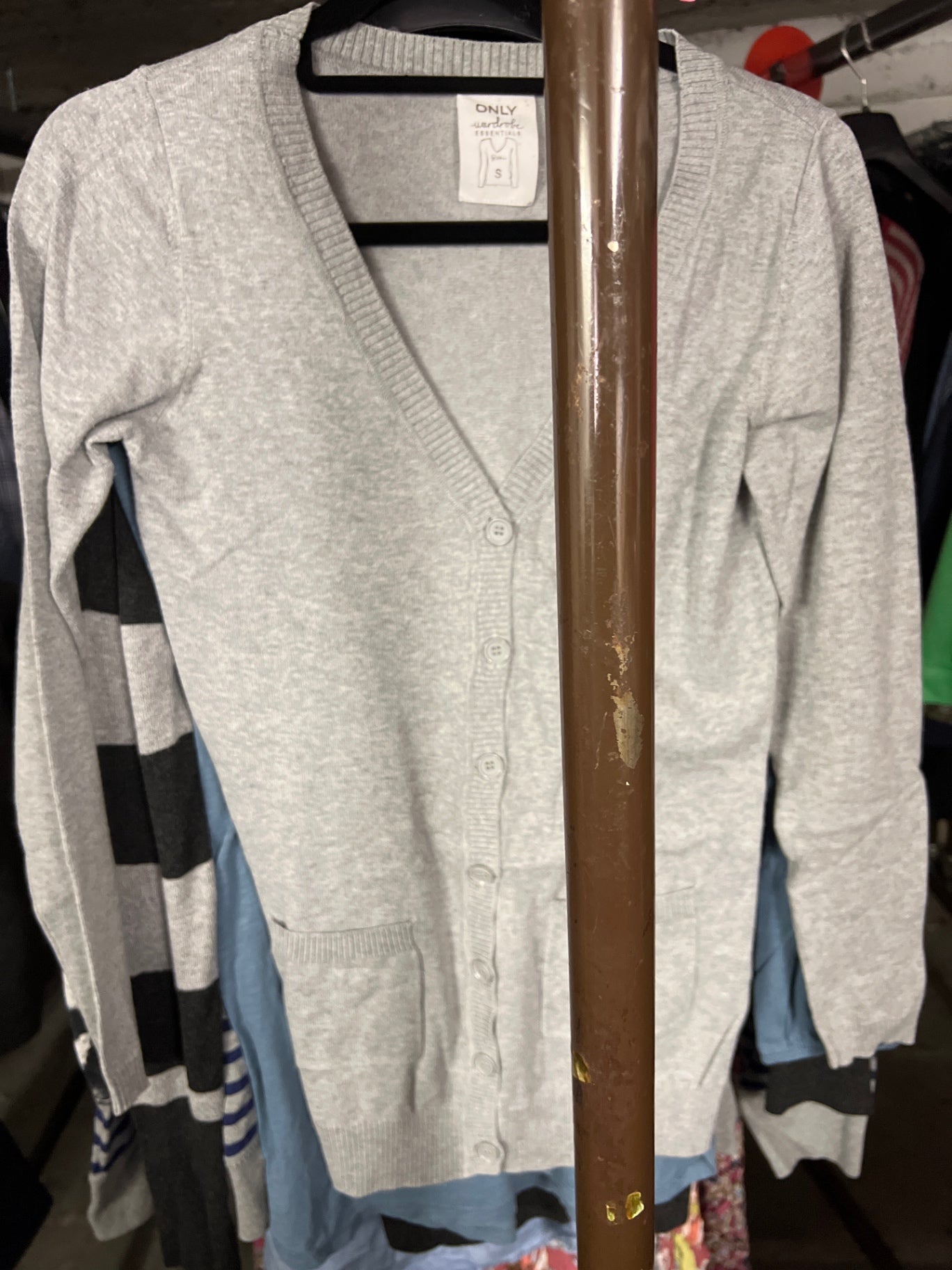 ONLY Strickjacke Grau Gr.: S