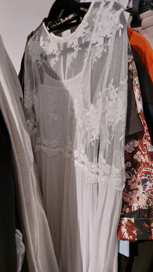 Aniston Kleid Weiß Gr.: S