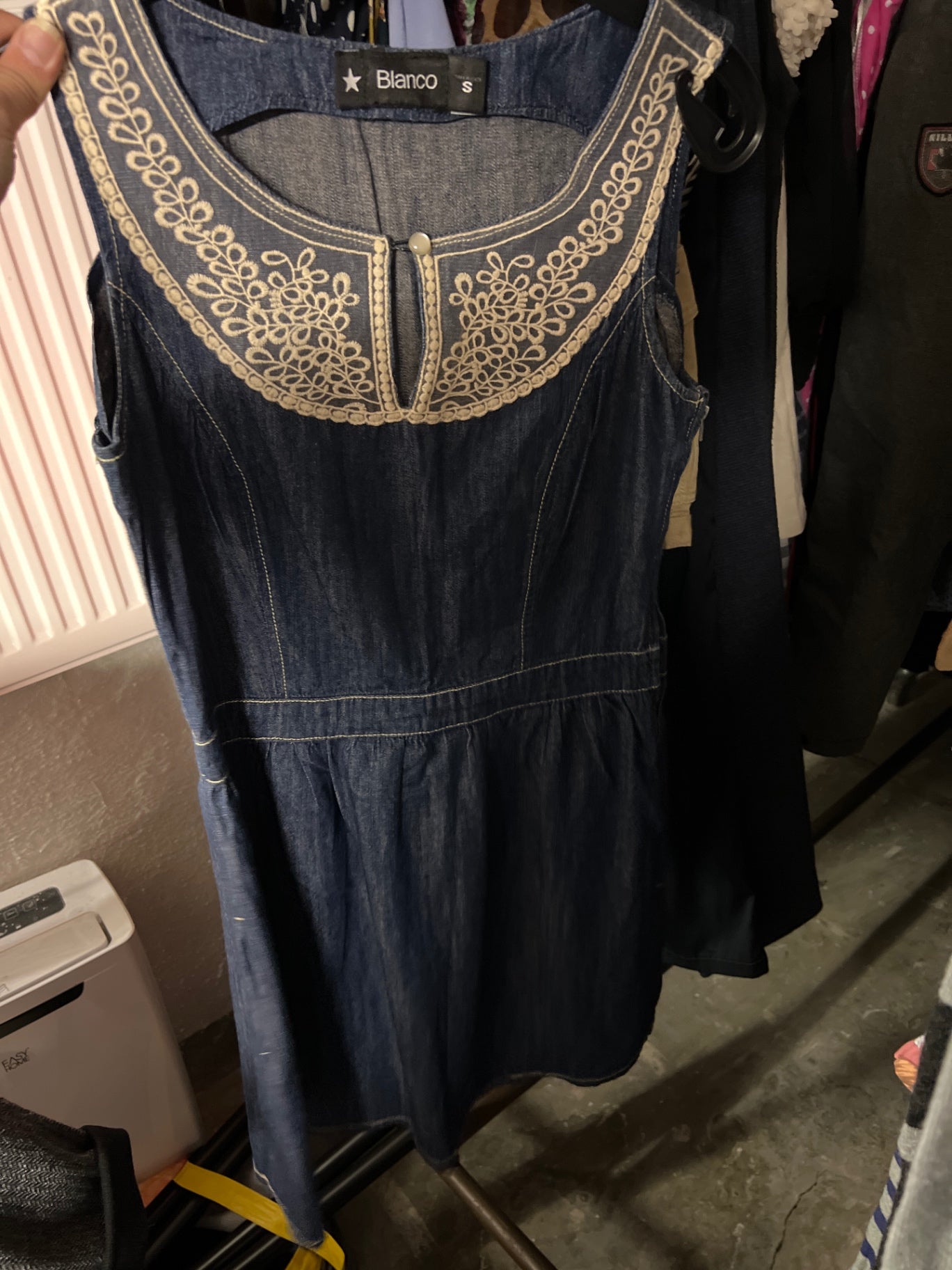 Blanco Kleid Blau Gr.: S