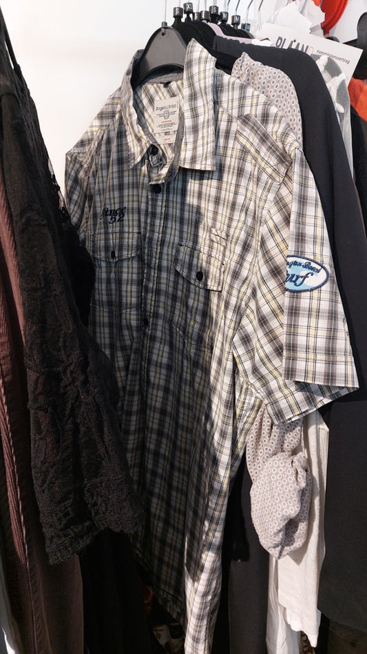 Angelo Litrico Hemd Beige, Grau Gr.: XL