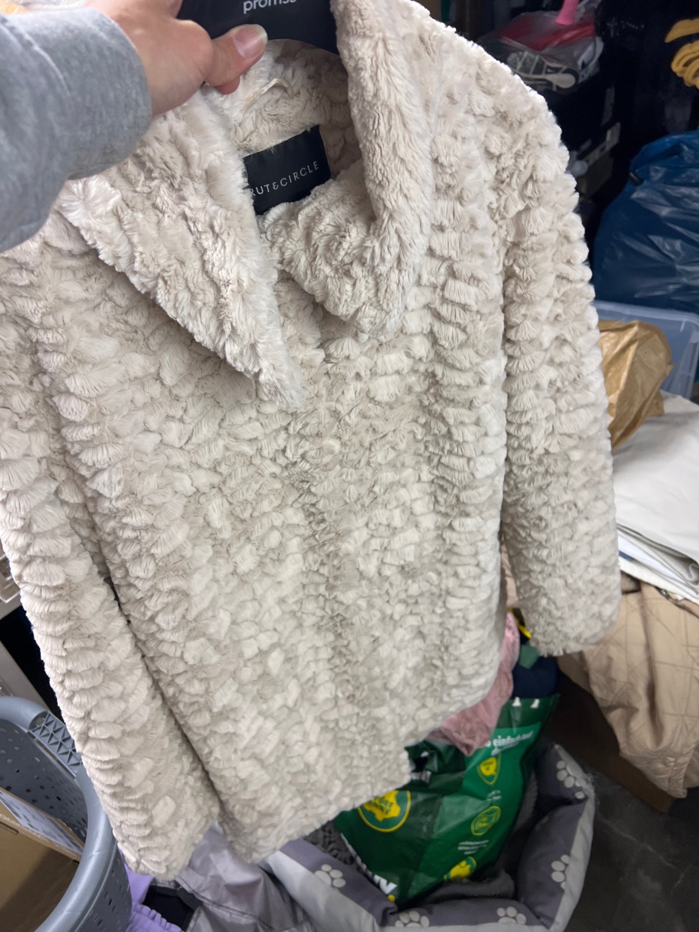 RUT&CIRCLE Jacke Creme Gr.: M