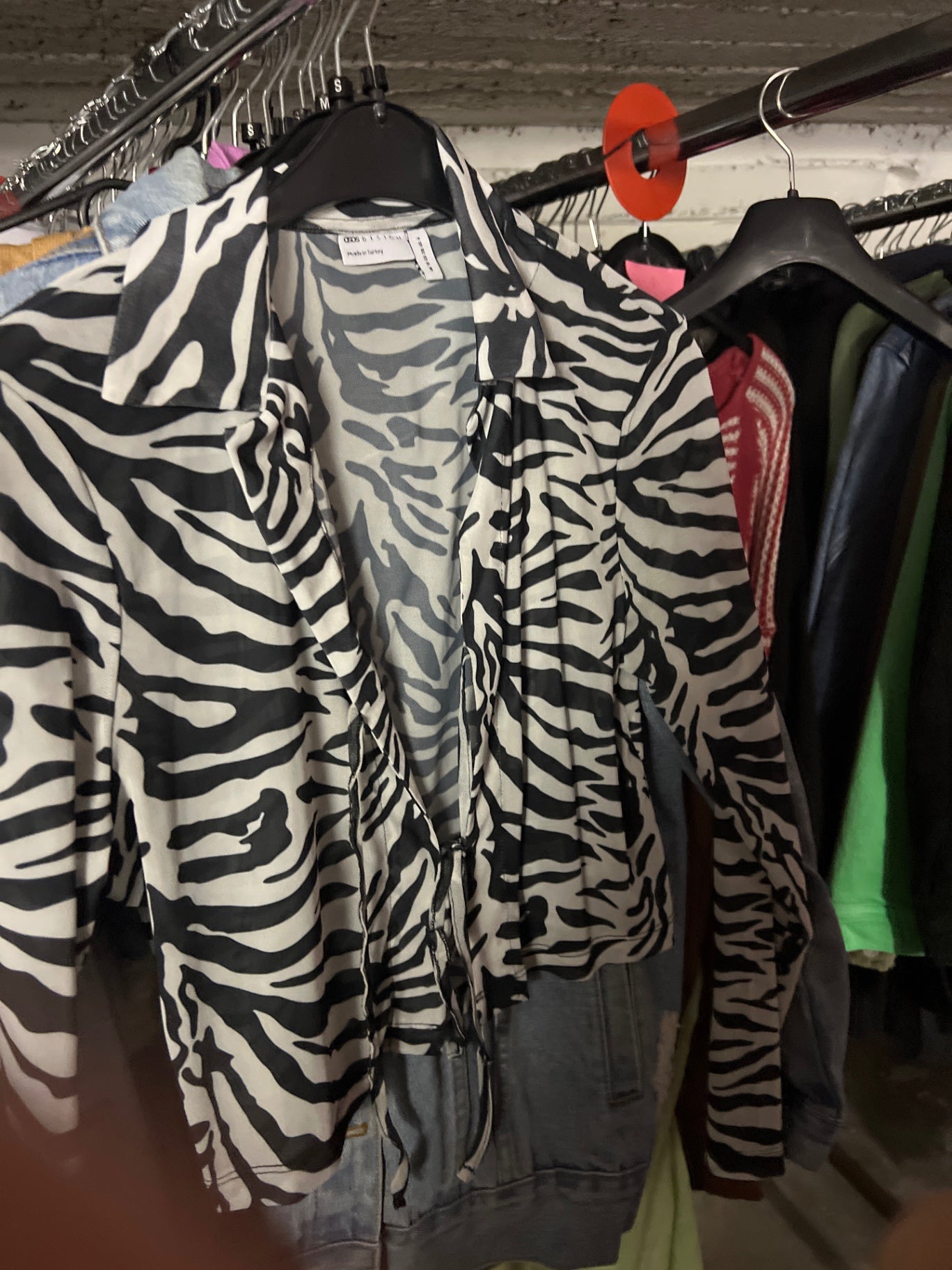 Asos Bluse Schwarz-Weiß Gr.: M
