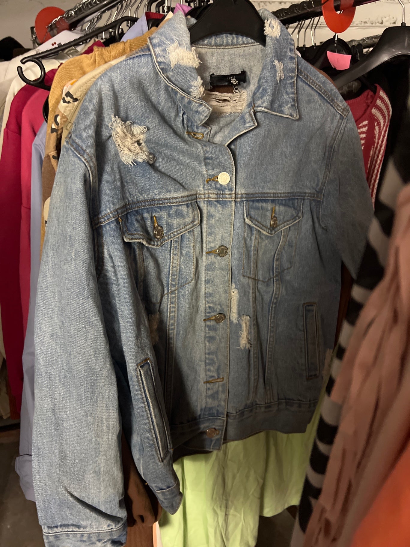 Missguided Jeansjacke Hellblau Gr.: S