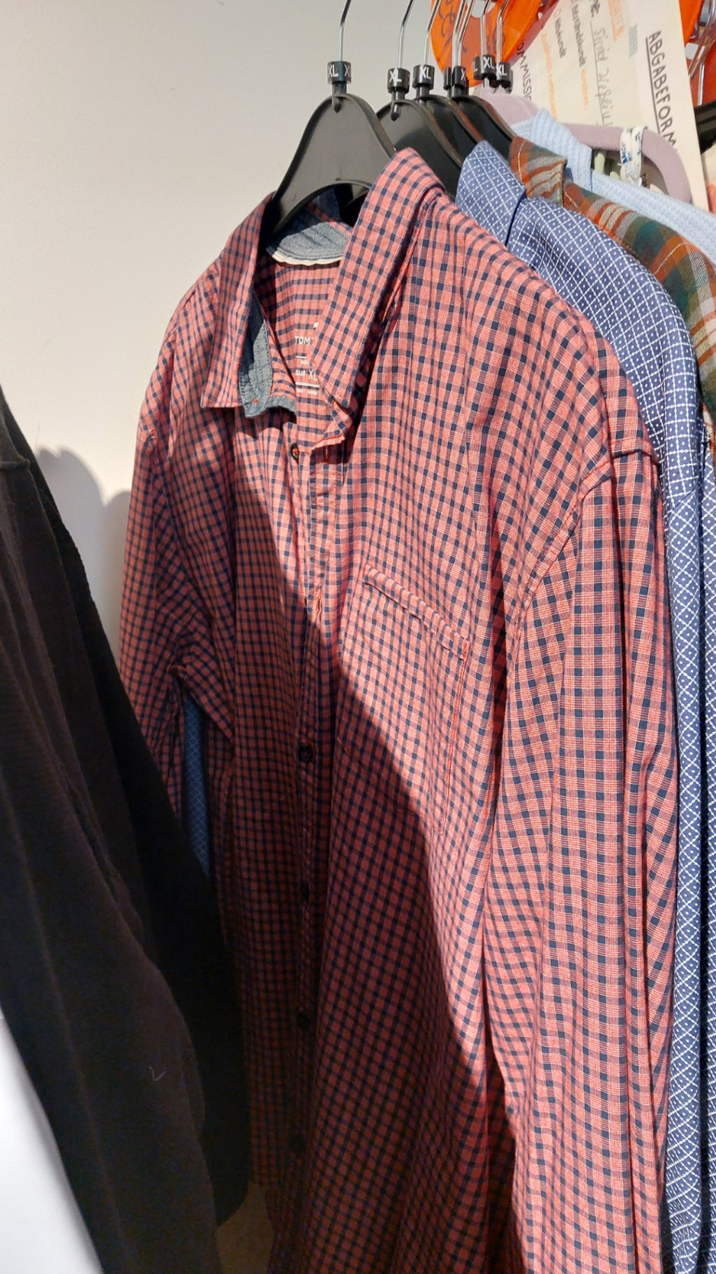 Tom Tailor Hemd Rot und Blau Gr.: XL