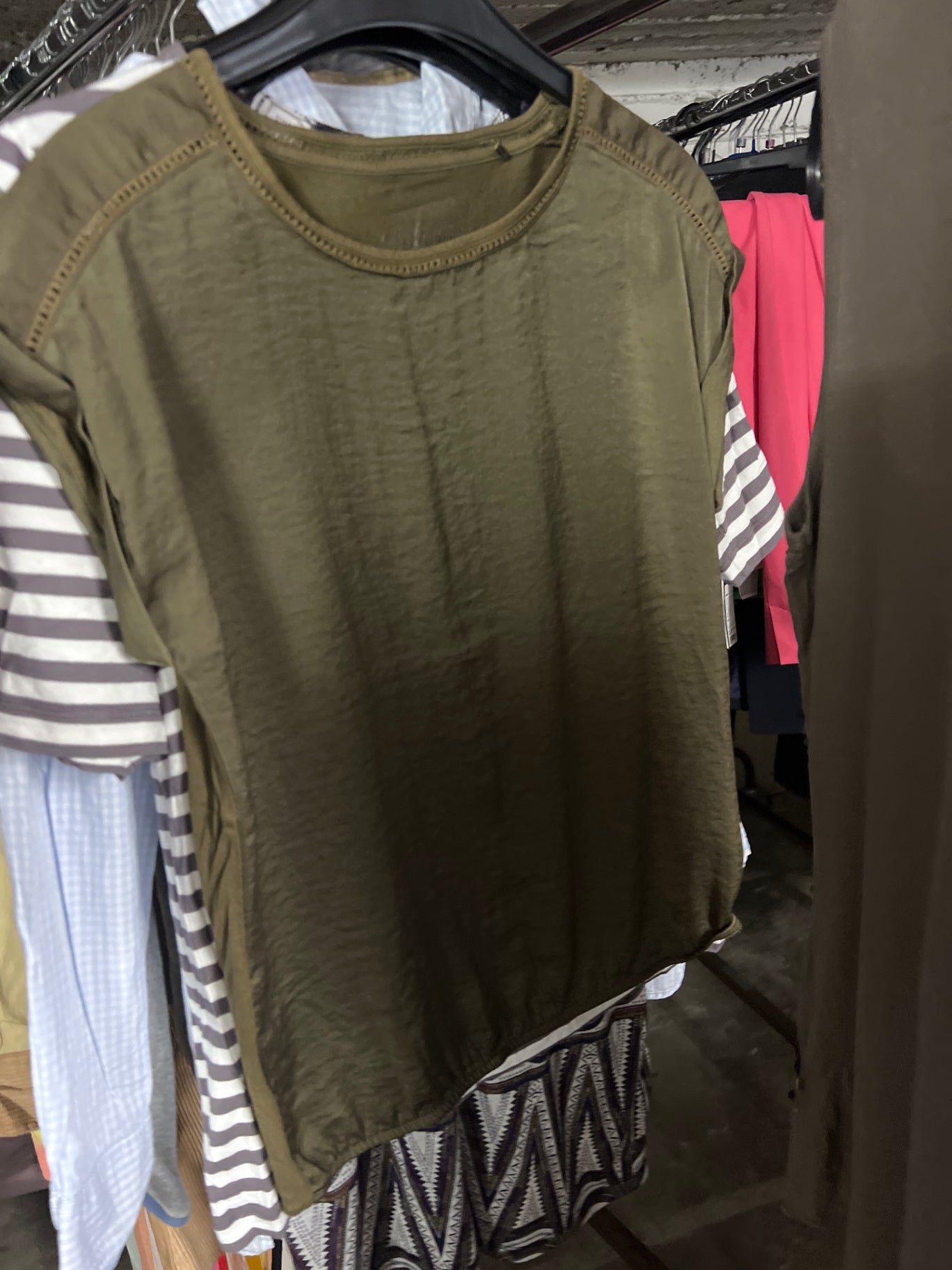 s.Oliver T-Shirt Olivgrün Gr.: S