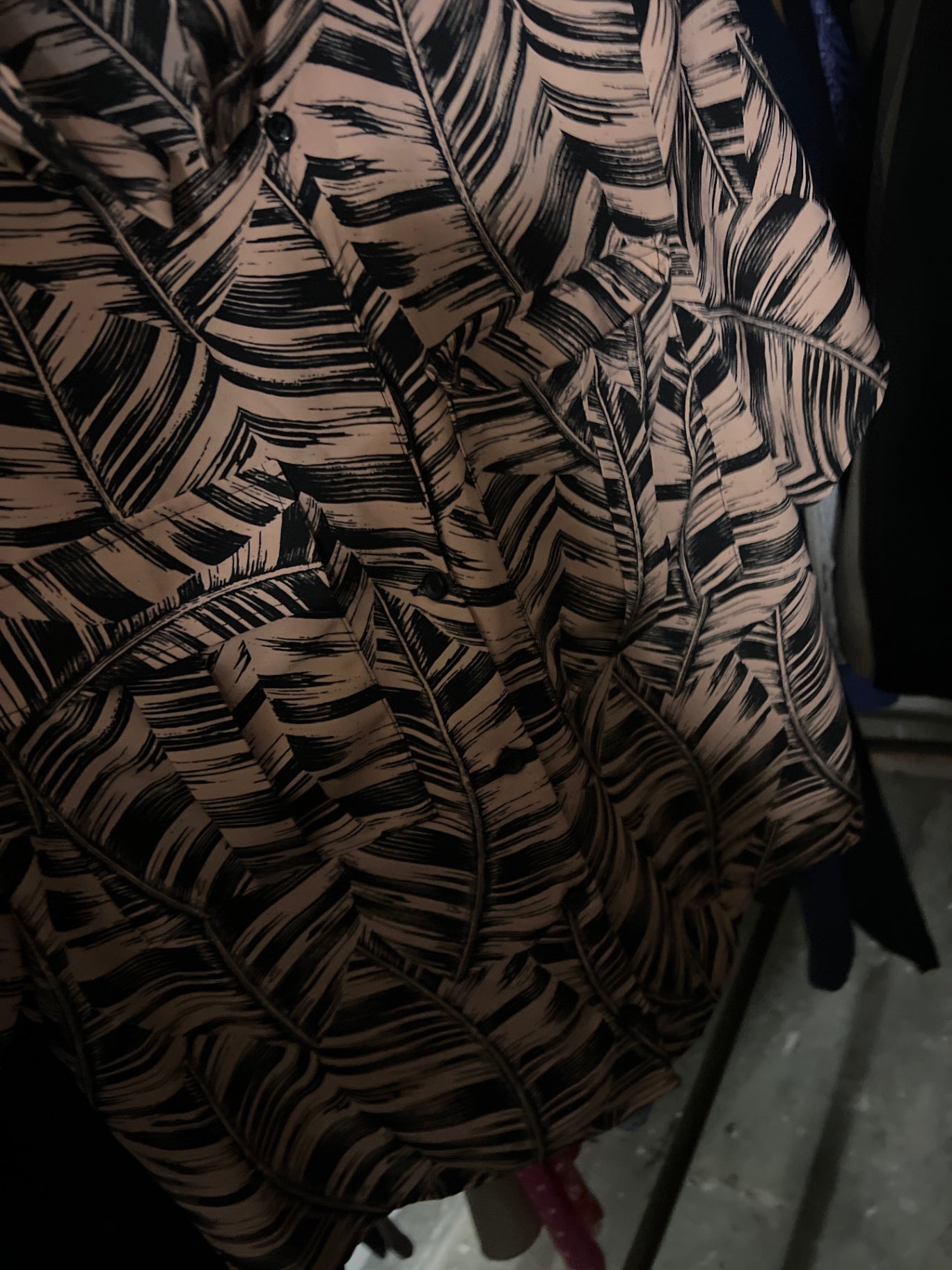 TOPSHOP Bluse Braun Schwarz Gr.: S