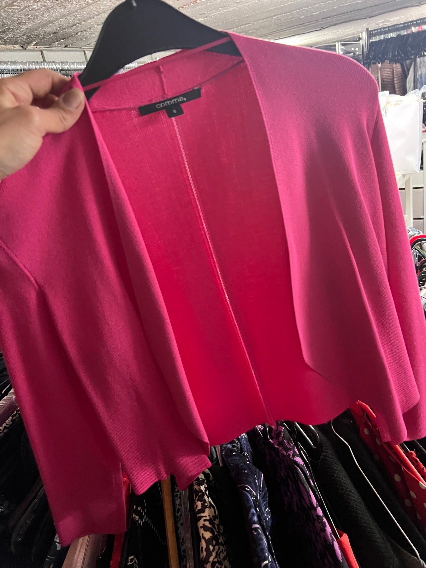 comma Strickjacke Pink Gr.: S