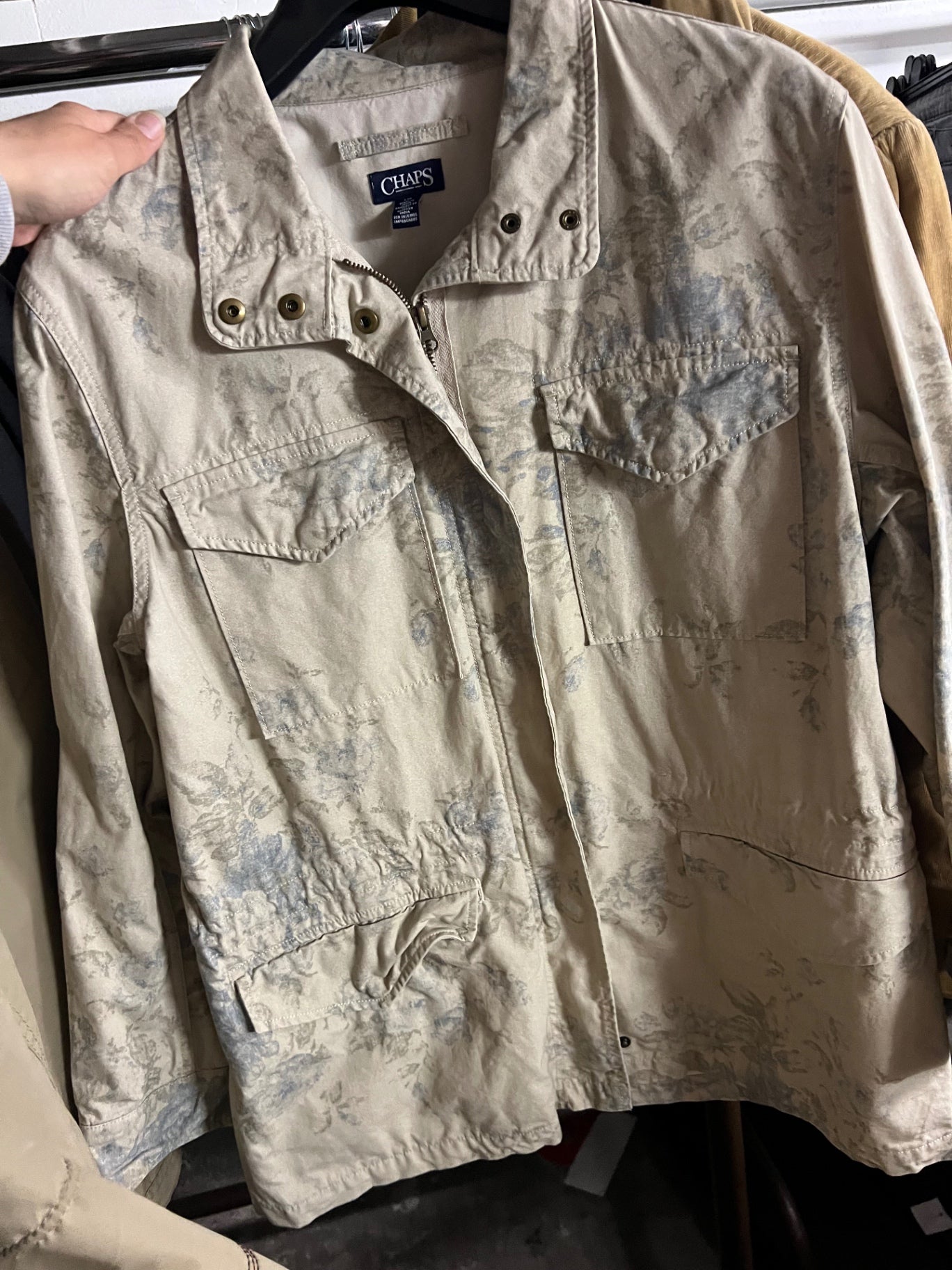 Chaps Vintage Jacke Beige Gr.: L