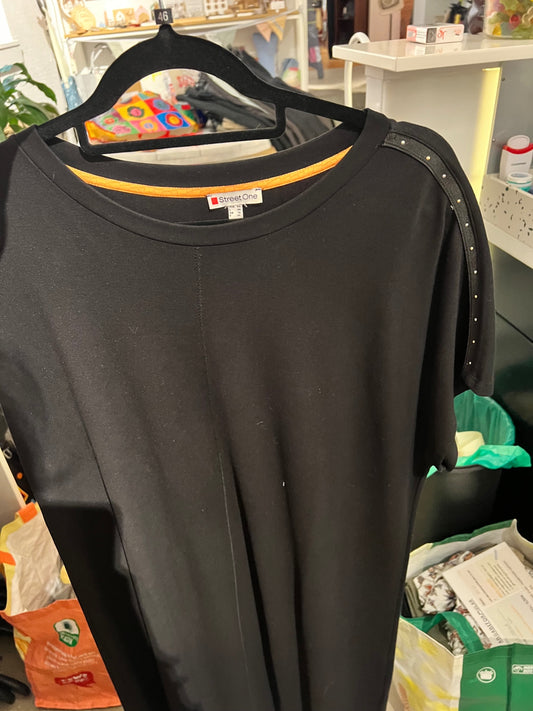 Street One T-Shirt Kleid Schwarz Gr.: 46