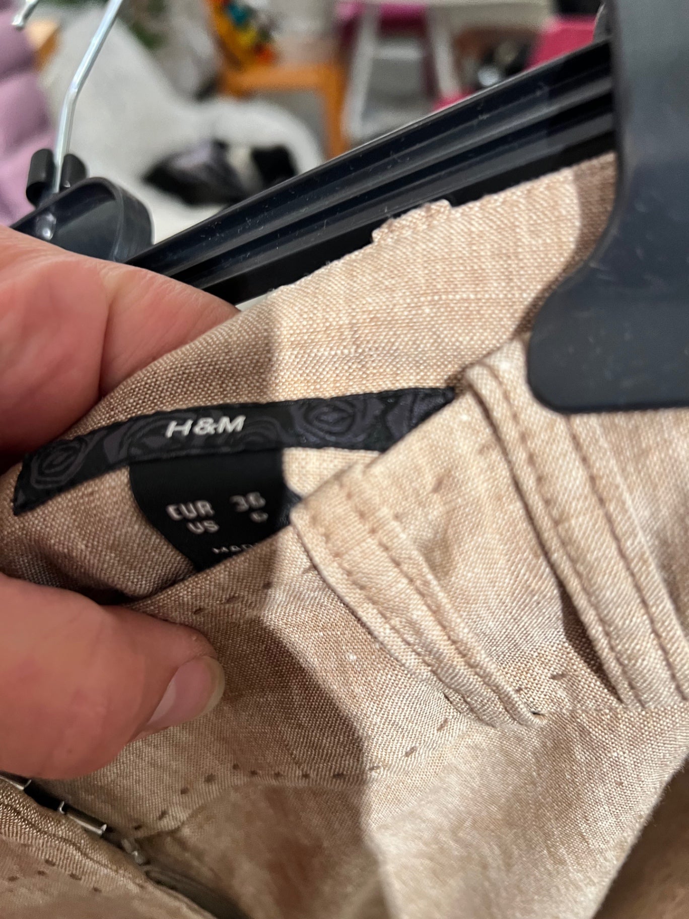 H&M Hose Beige Gr.: S