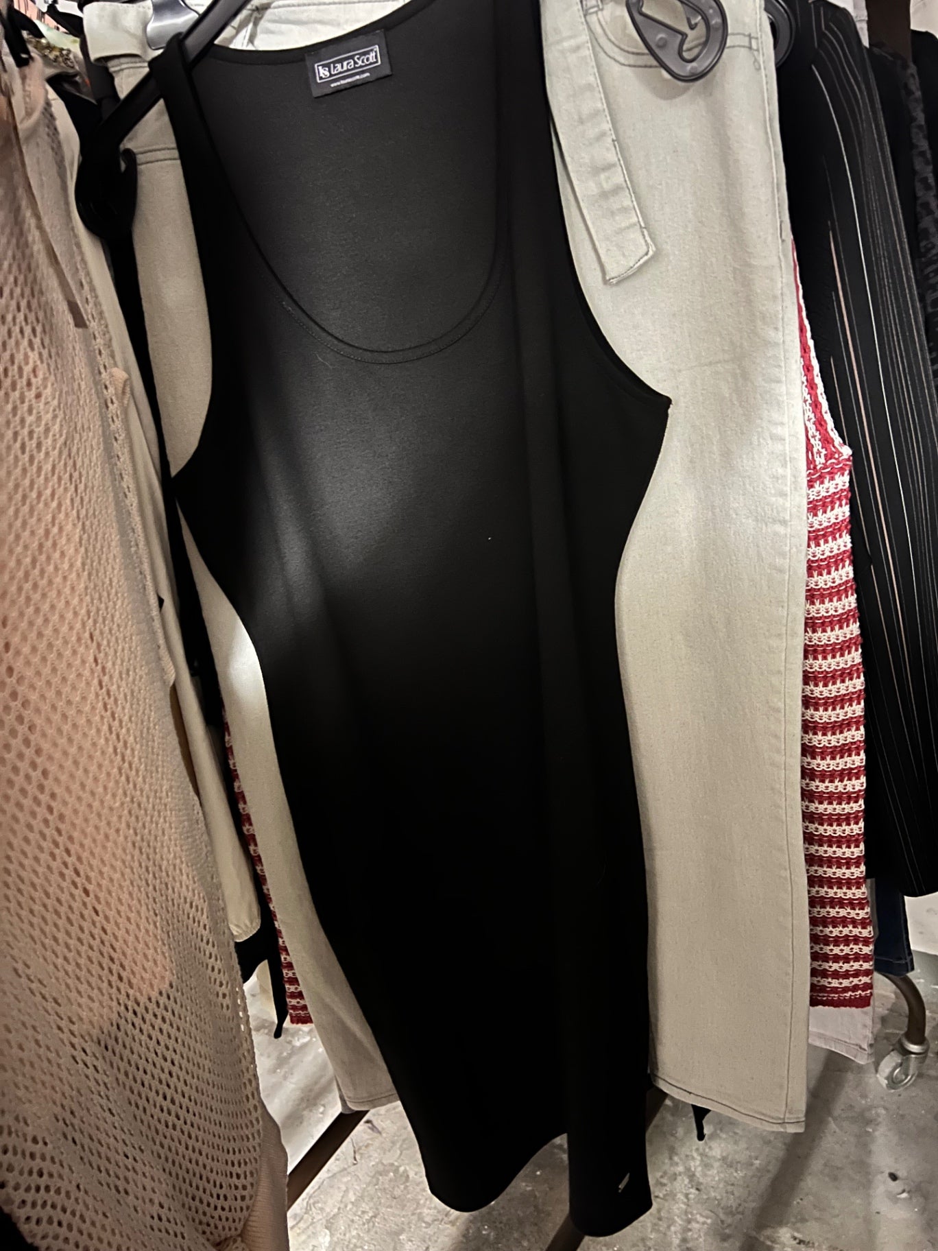 Laura Scott Kleid Schwarz Gr.: L