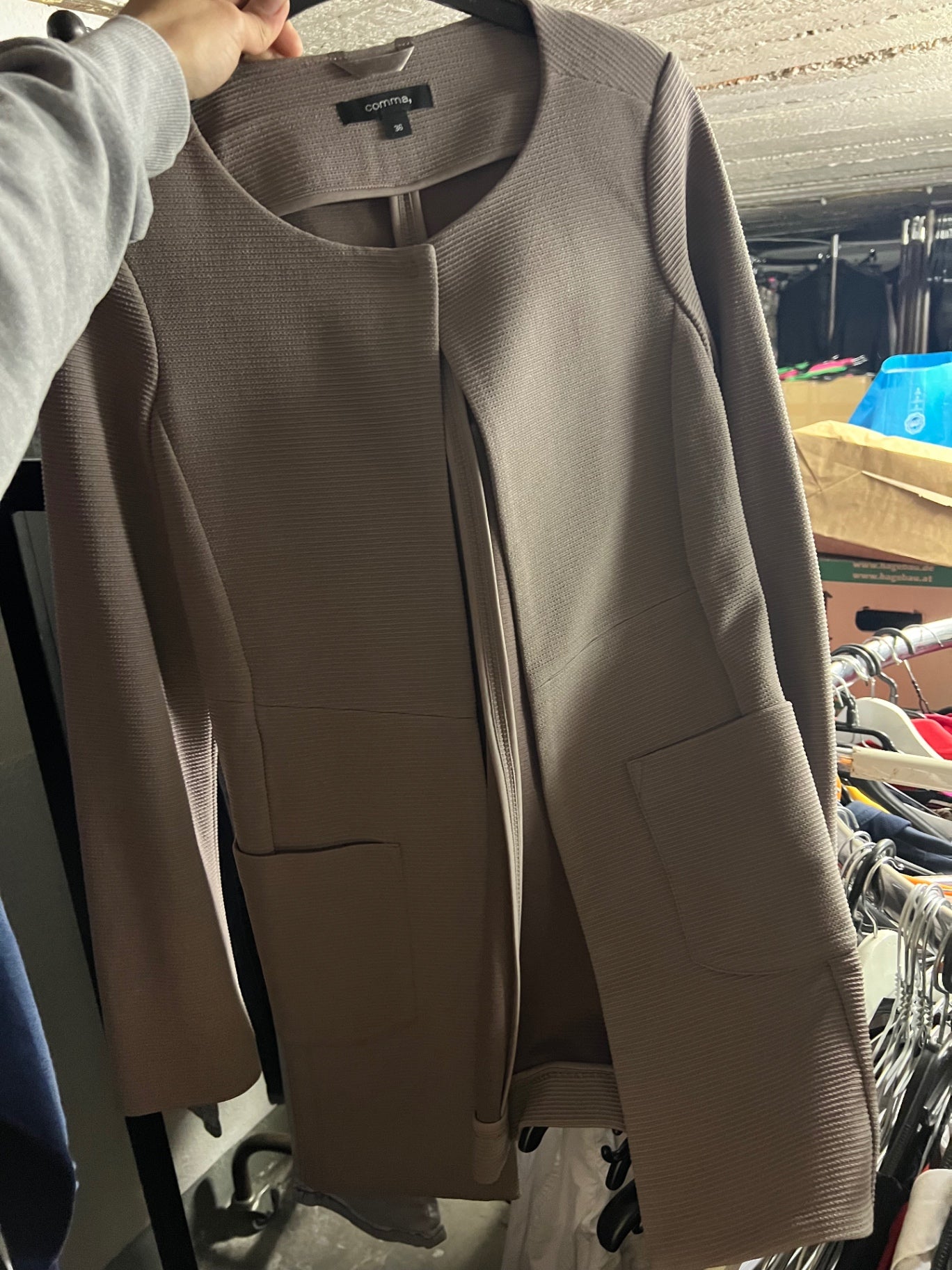 Comma Jacke Beige Gr.: S