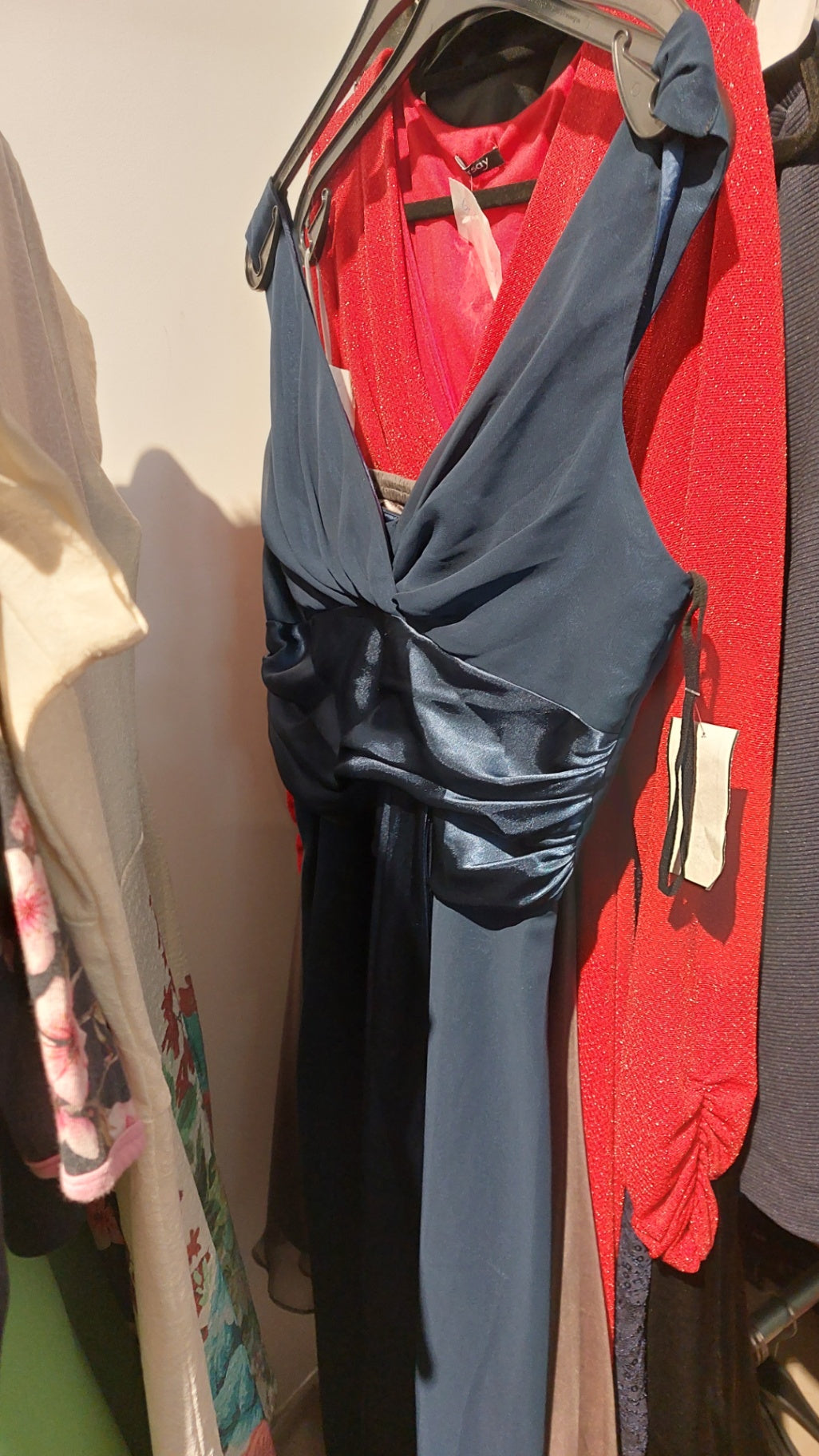 Fashion New York Abendkleid Dunkelblau Gr.: XL