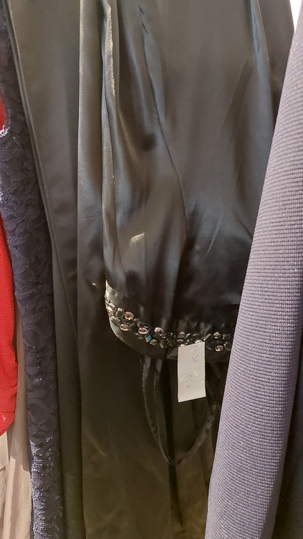 Orsay Abendkleid Schwarz Gr.: 38