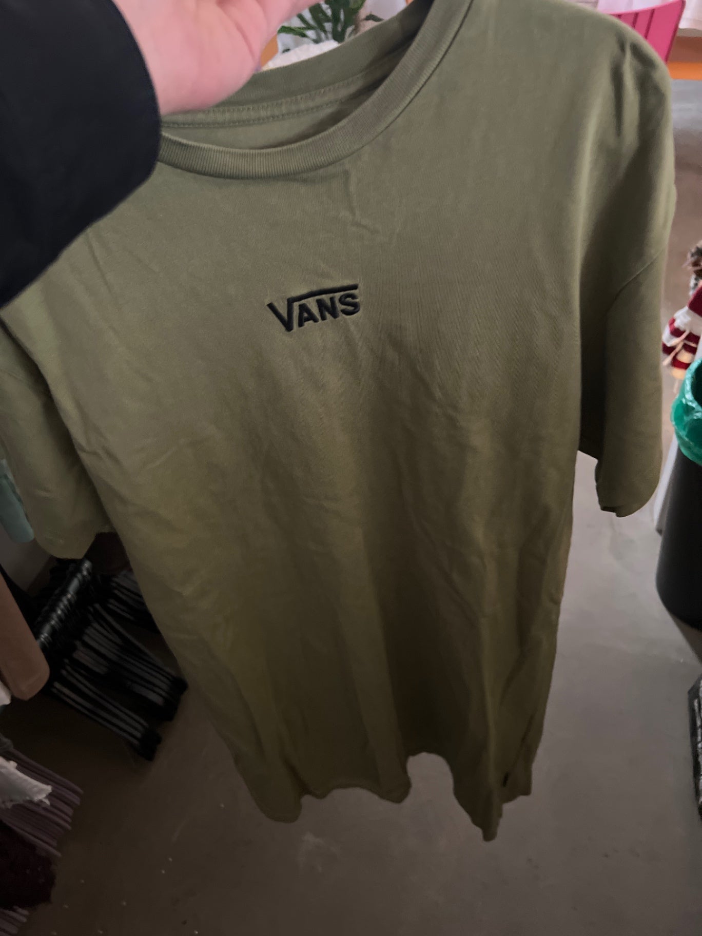 Vans T-Shirt Olivgrün Gr.: S