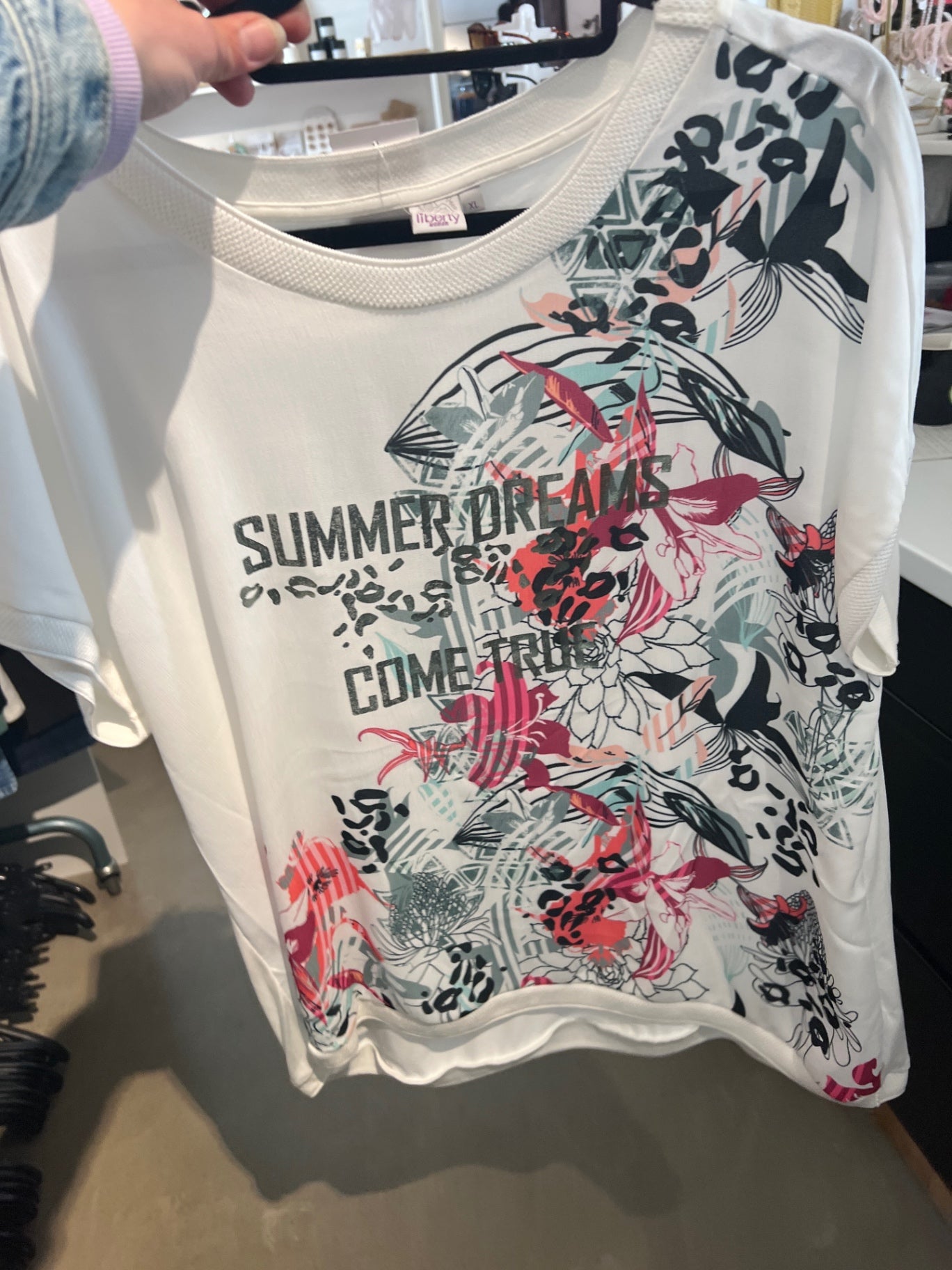 NEU Liberty T-Shirt Weiß Gr.: XL