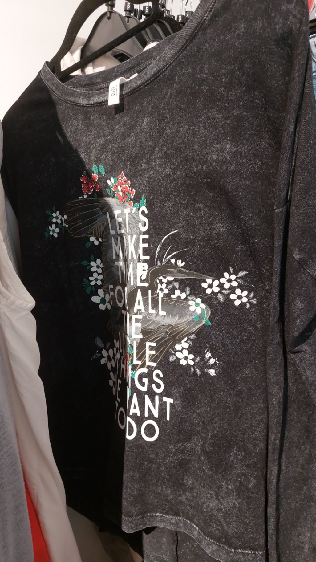 Q/S designed by Langarmshirt Schwarz Gr.: M