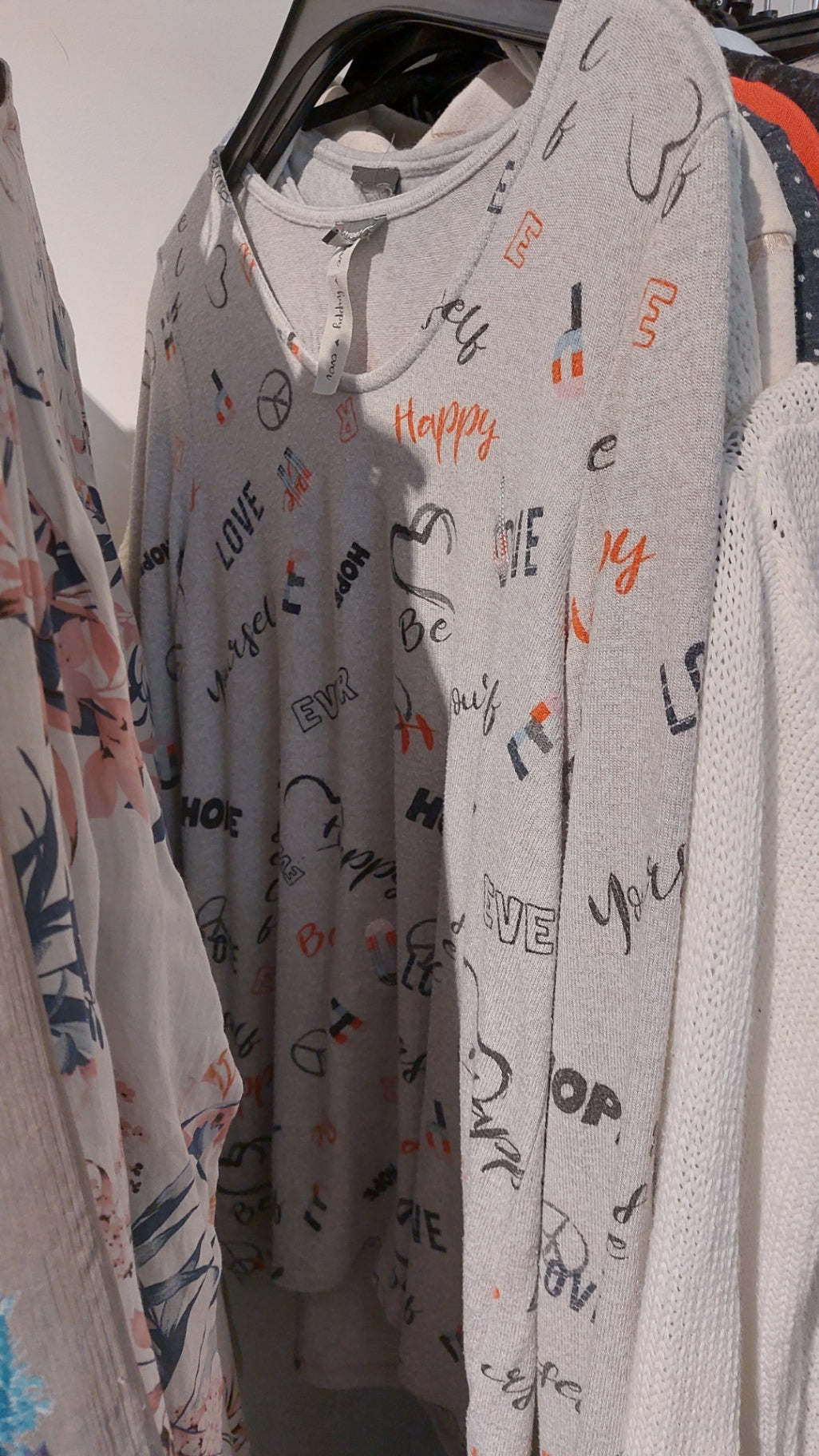 Street One Langarmshirt Grau Gr.: M