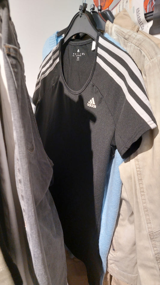 Adidas T-Shirt Schwarz Gr.: S