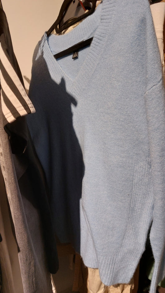 AMISU Pullover Hellblau Gr.: S