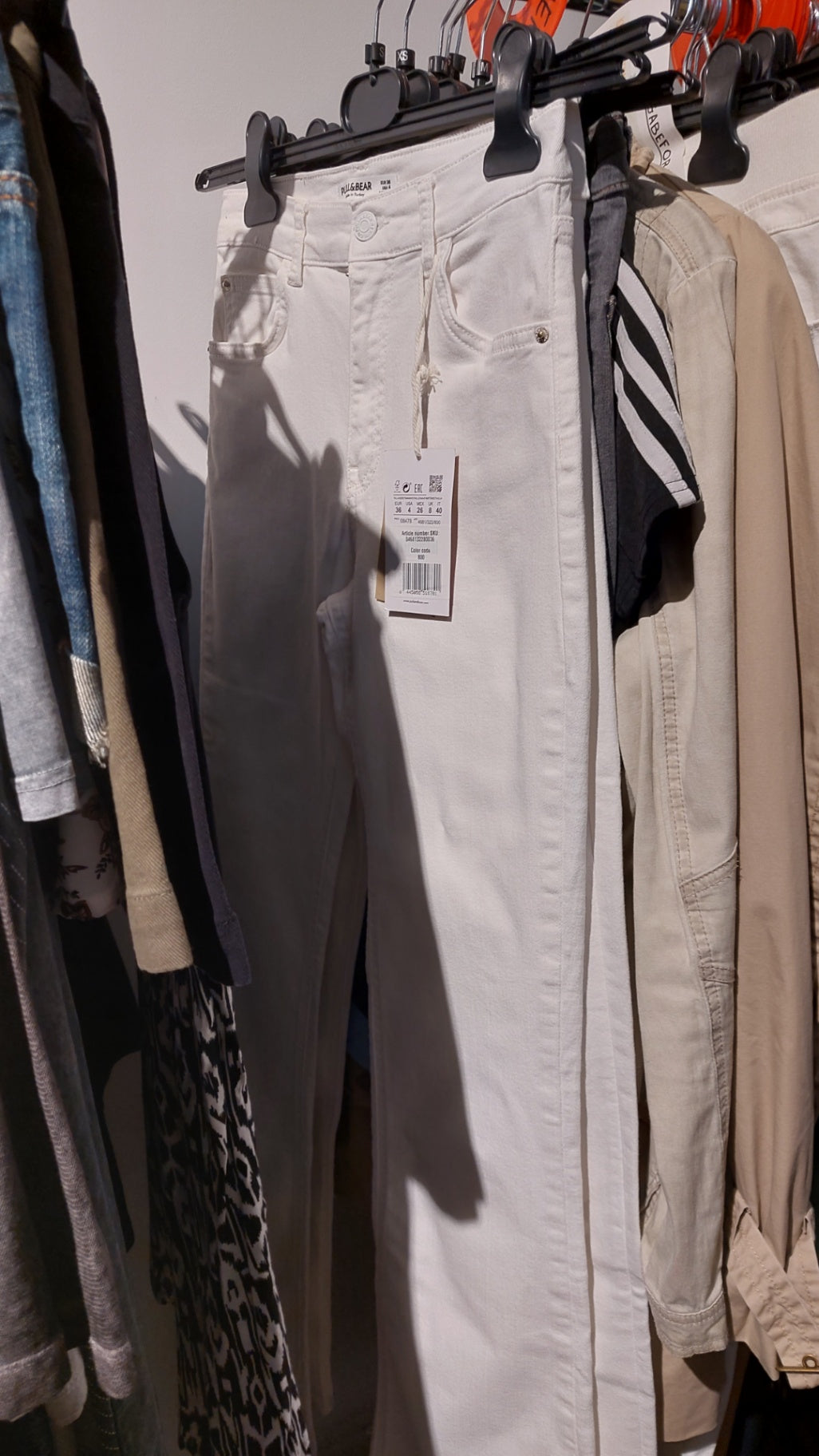 Pull & Bear Jeans Weiß Gr.: 36