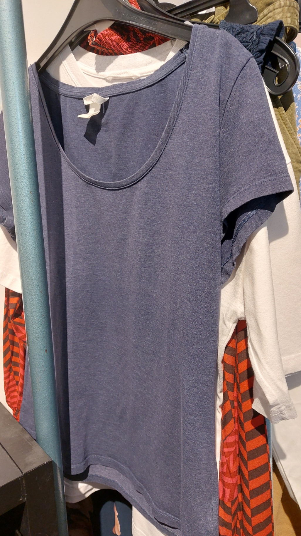 H&M T-Shirt Blau Gr.: L