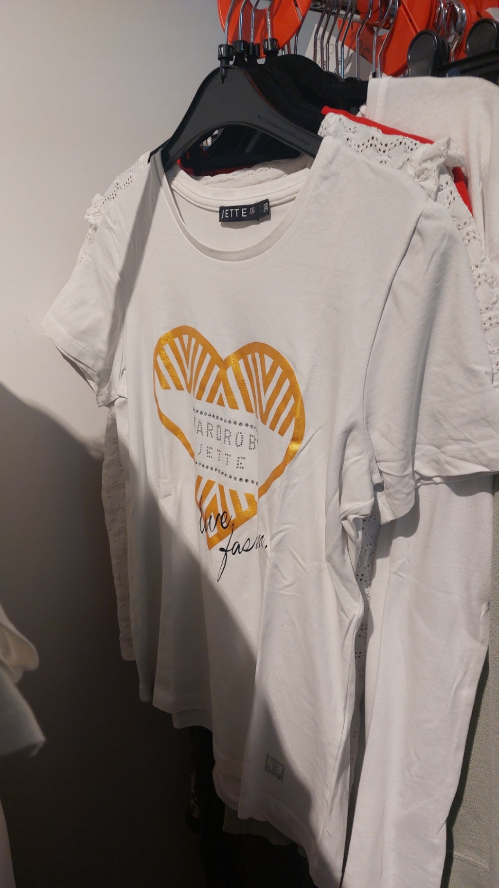 JETTE T-Shirt Weiß Gr.: M