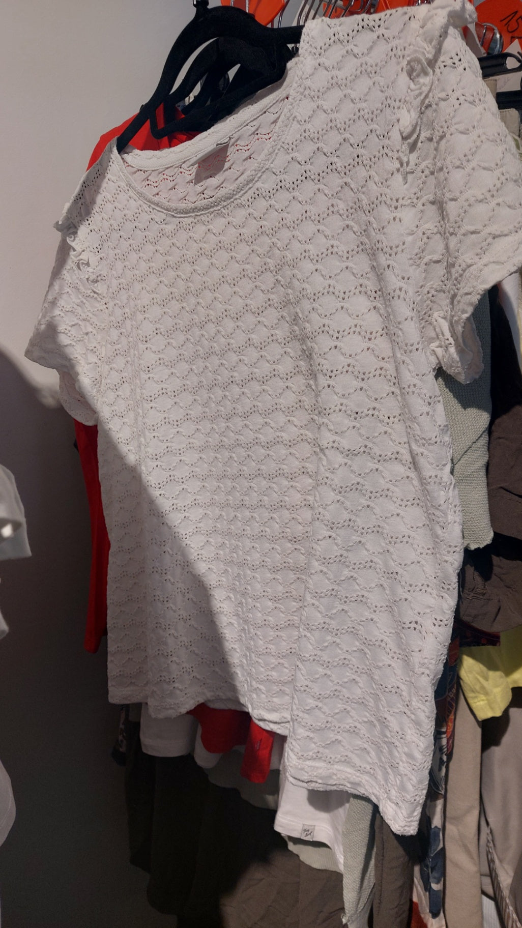 VILA T-Shirt Weiß Gr.: L