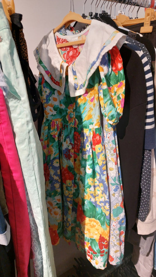 TRUE VINTAGE! Kleid Multicolor Gr.: 146
