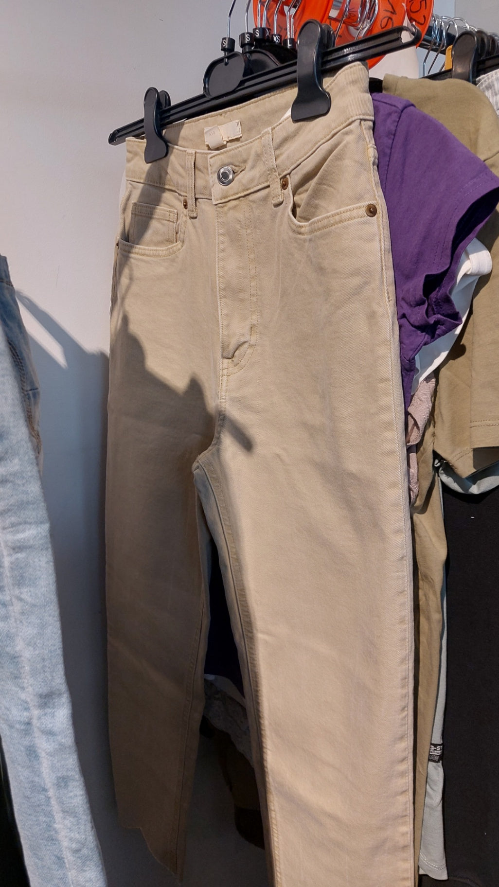H&M Hose Beige Gr.: S