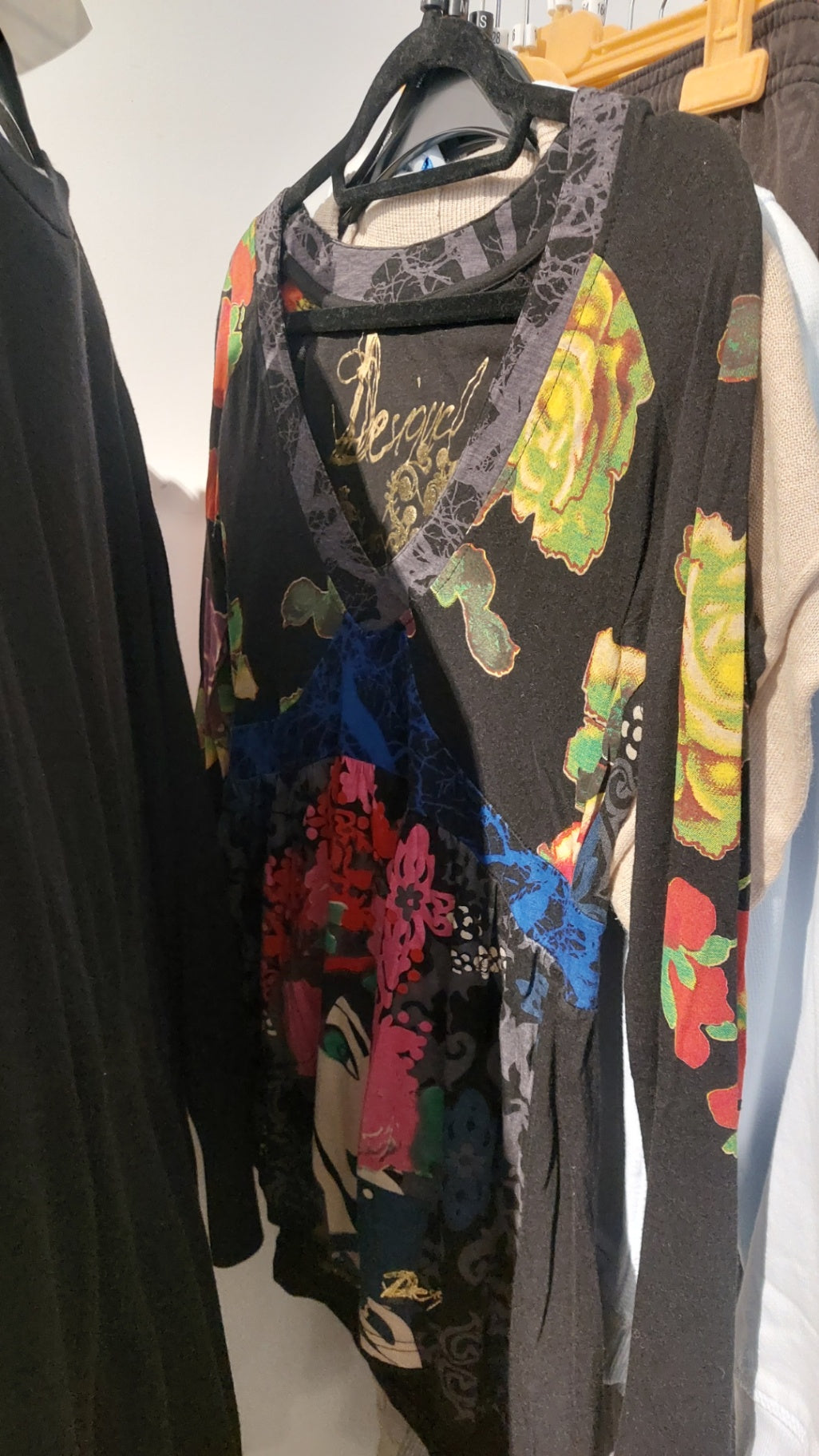 Desigual Langarmshirt Multicolor Gr.: M