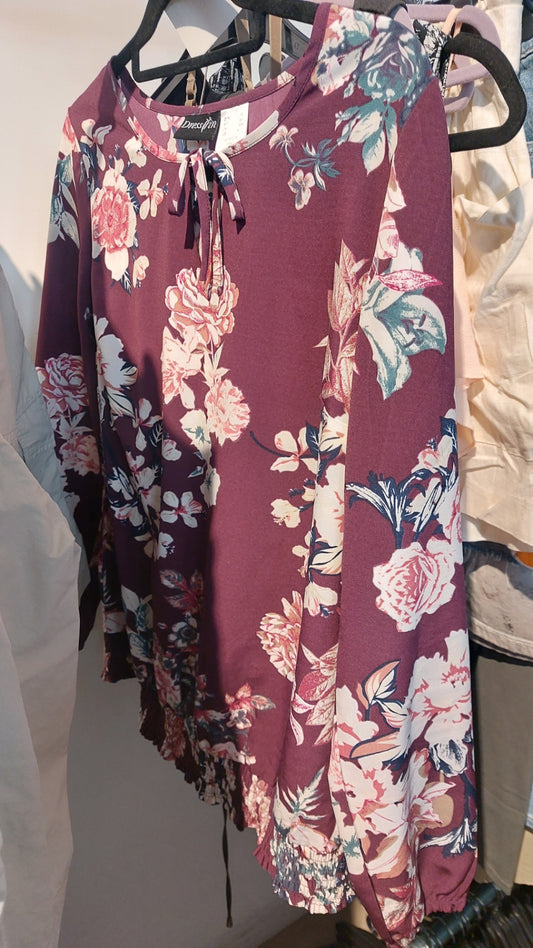 Dress in Bluse Violett Gr.: S