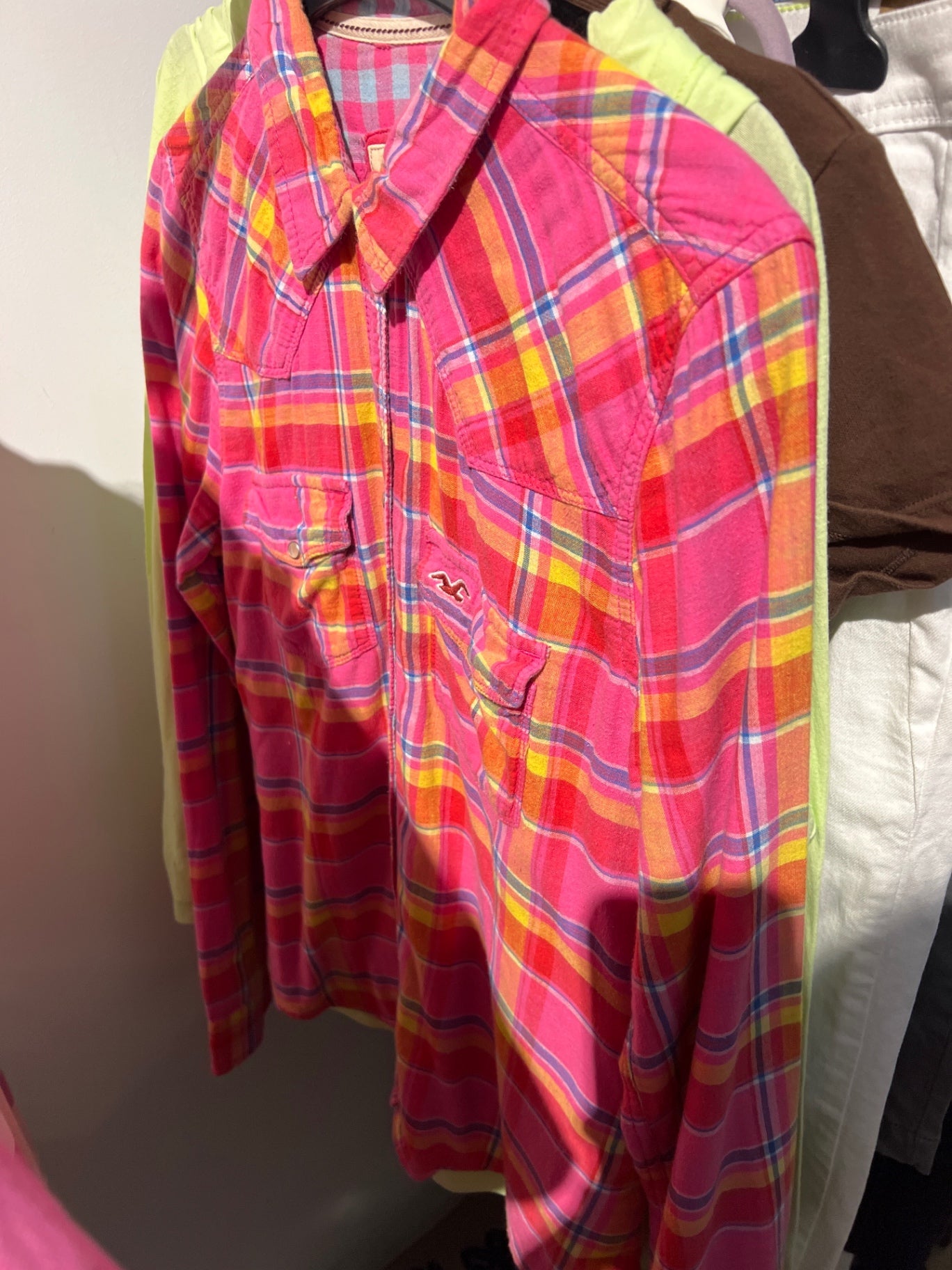 Hollister Hemd Pink Gr.: M