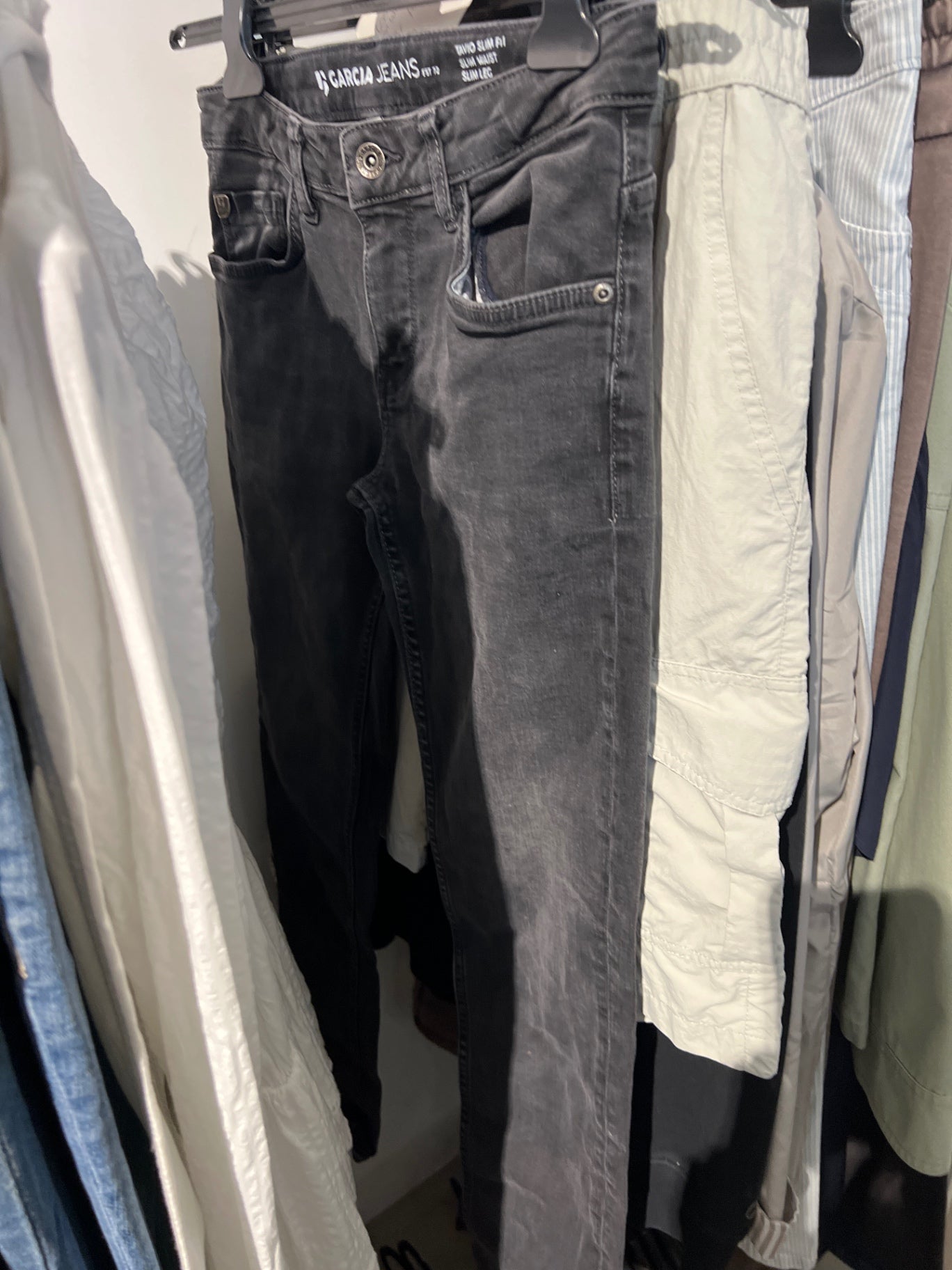 Garcia Jeans Jeans Schwarz Gr.: 164