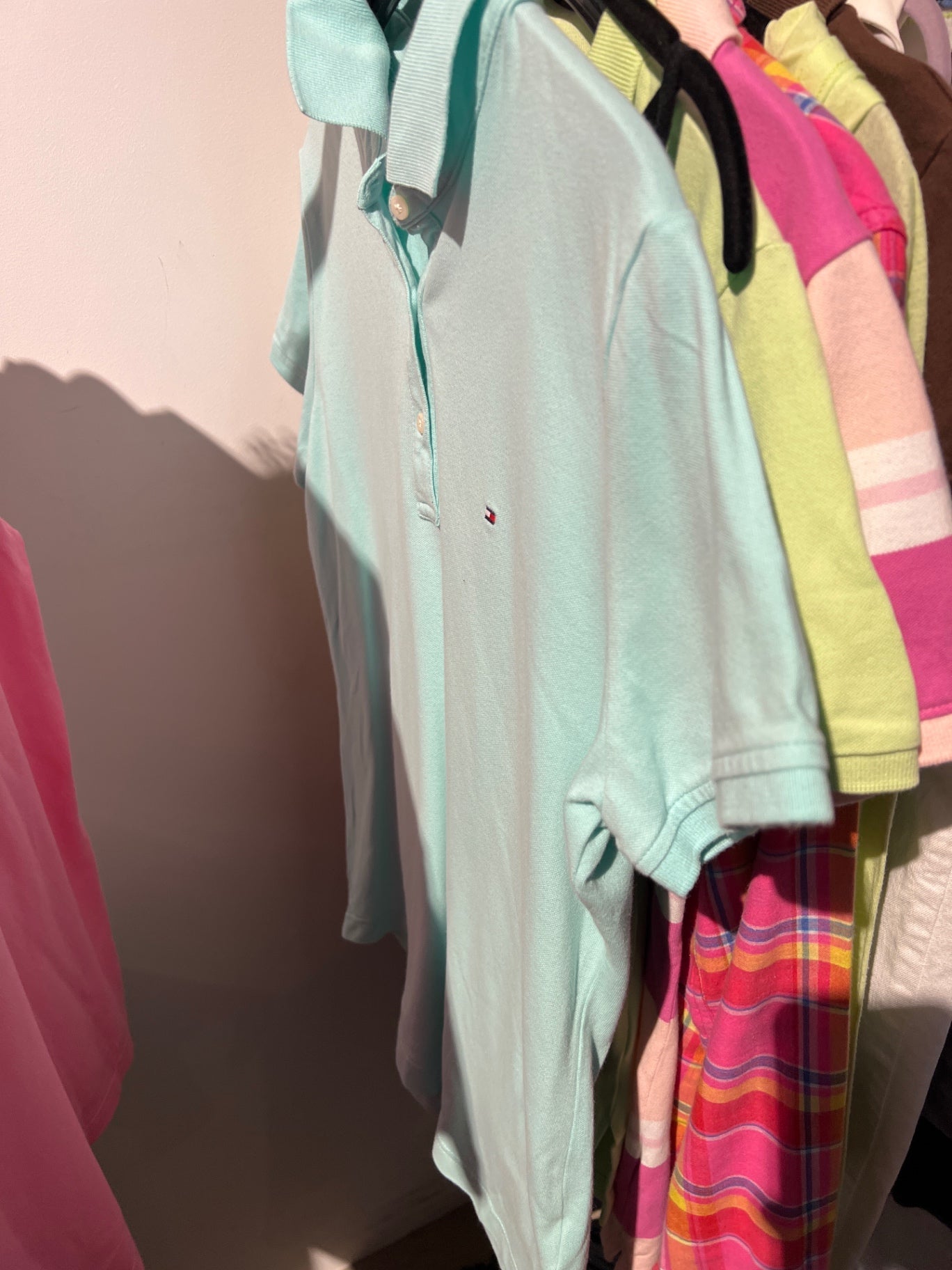Tommy Hilfiger Poloshirt Pastellblau Gr.: L