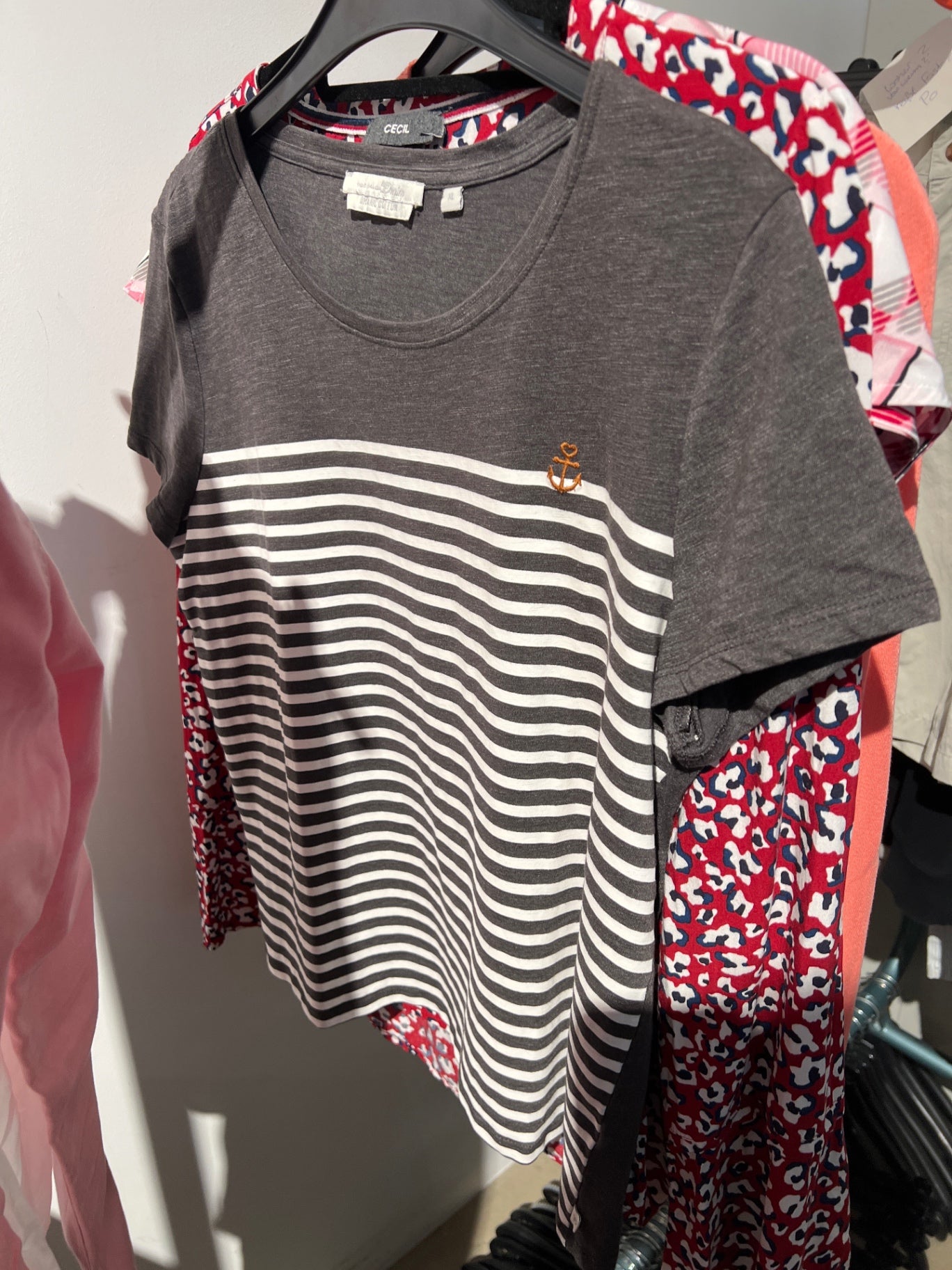 Tom Tailor T-Shirt Grau Gr.: M/L