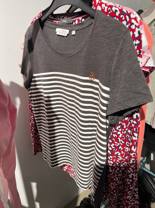 Tom Tailor T-Shirt Grau Gr.: M/L