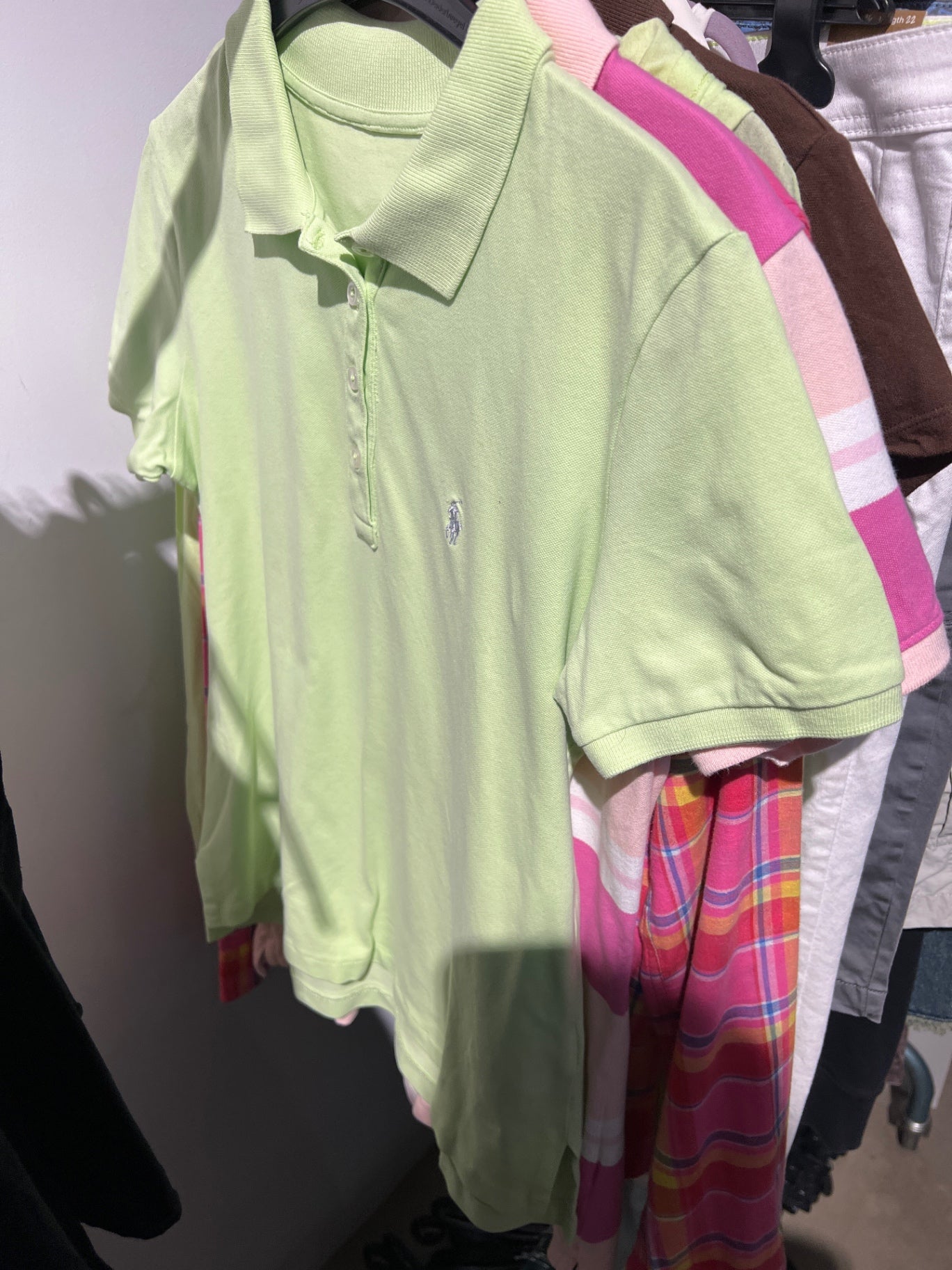 Ralph Lauren Poloshirt Hellgrün Gr.: L
