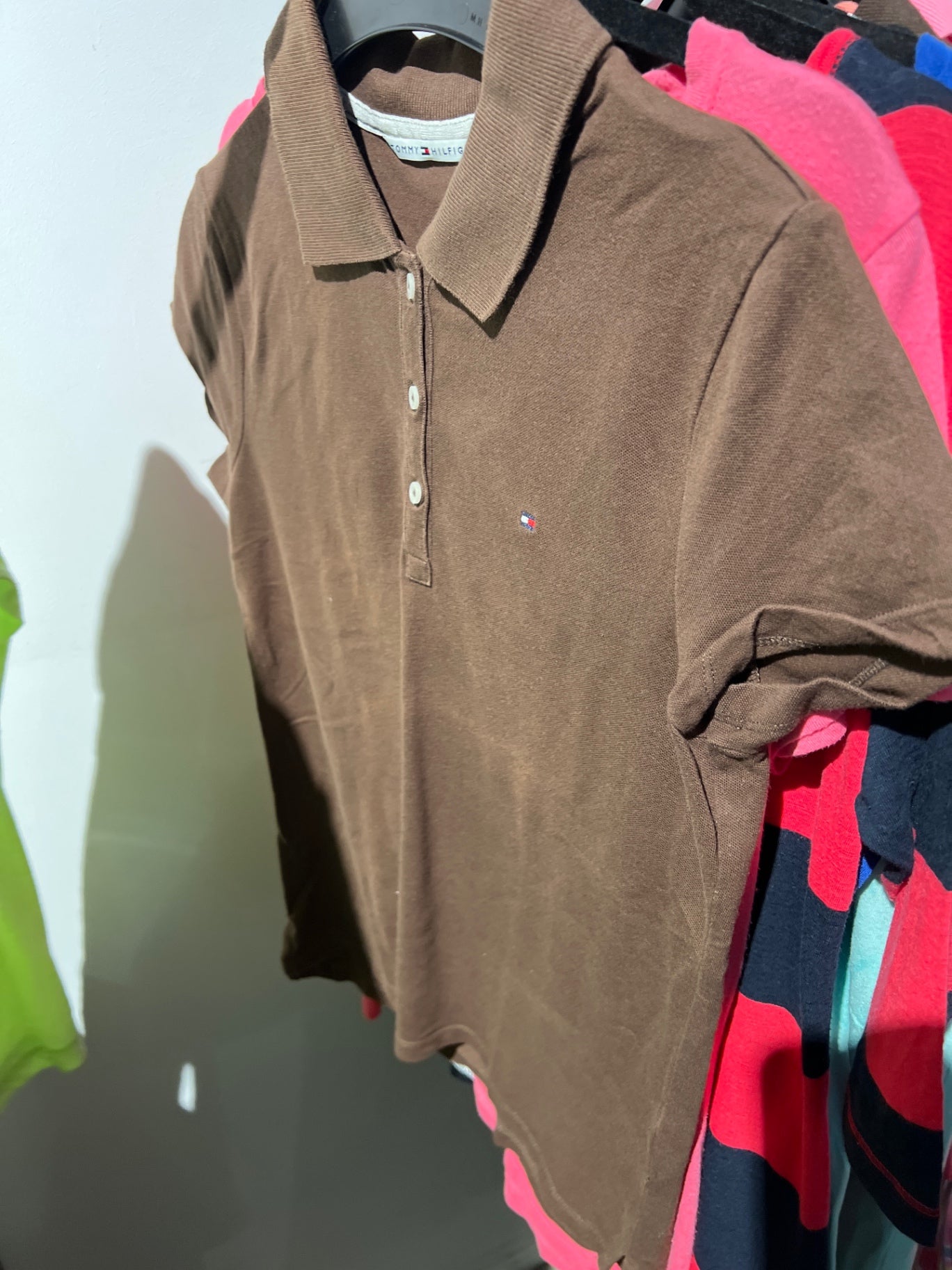 Tommy Hilfiger Poloshirt Braun Gr.: S