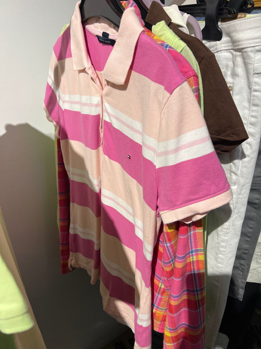Tommy Hilfiger Poloshirt Rosa Gr.: L