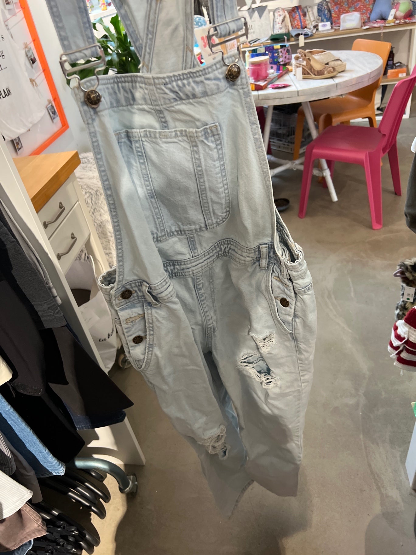 Latzhose Hellblau Gr.: M