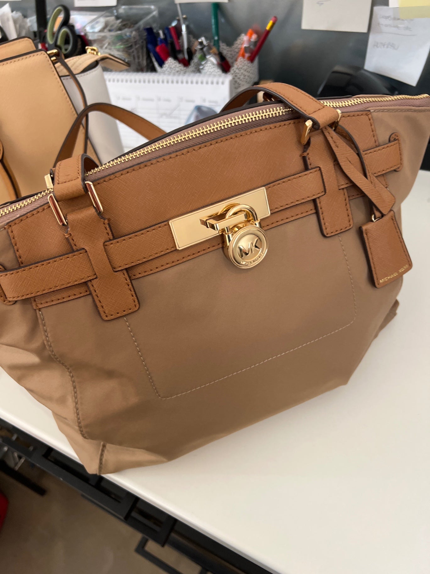 Michael Kors Handtasche Beige 