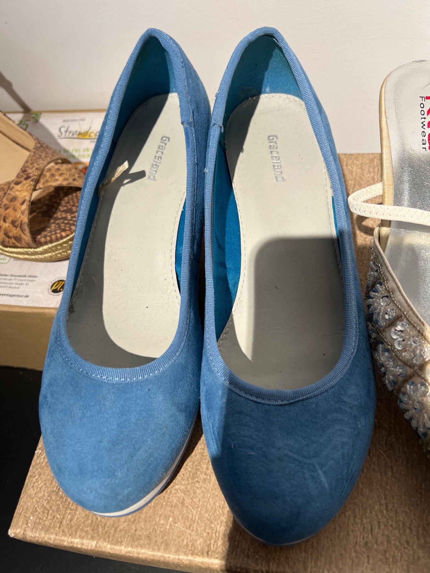 Graceland Schuhe Blau Gr.: 38