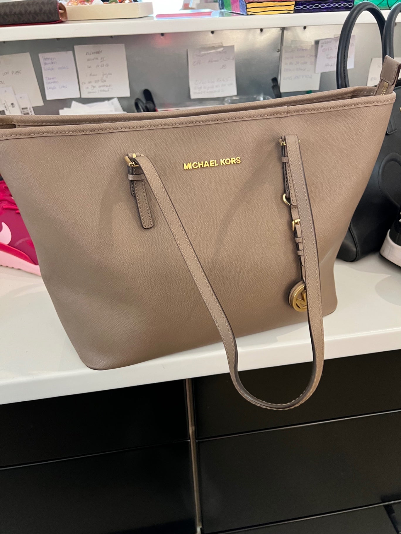 Michael Kors Handtasche Beige 