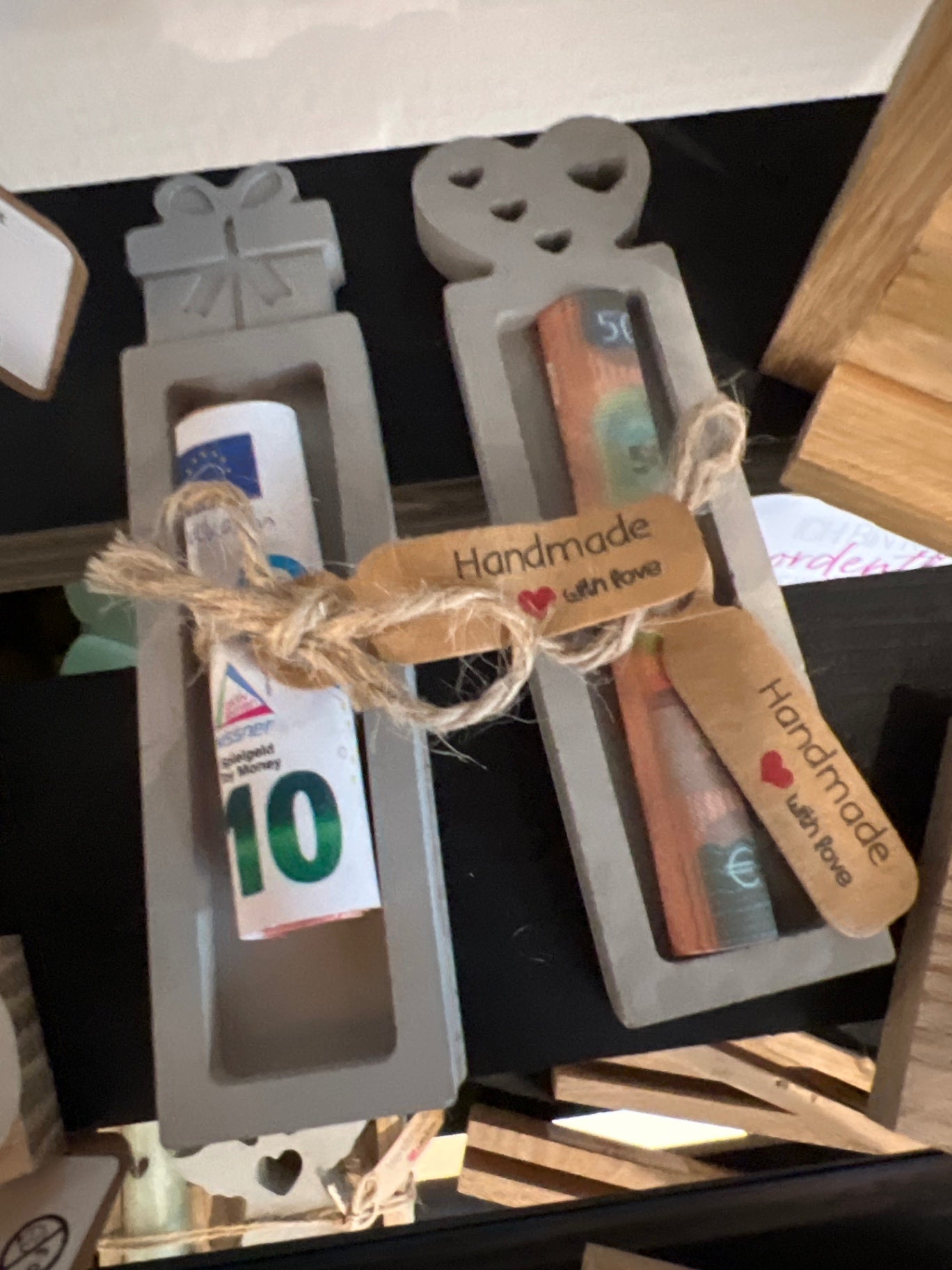 EINZELSTÜCK Geldgeschenk Beton Mini