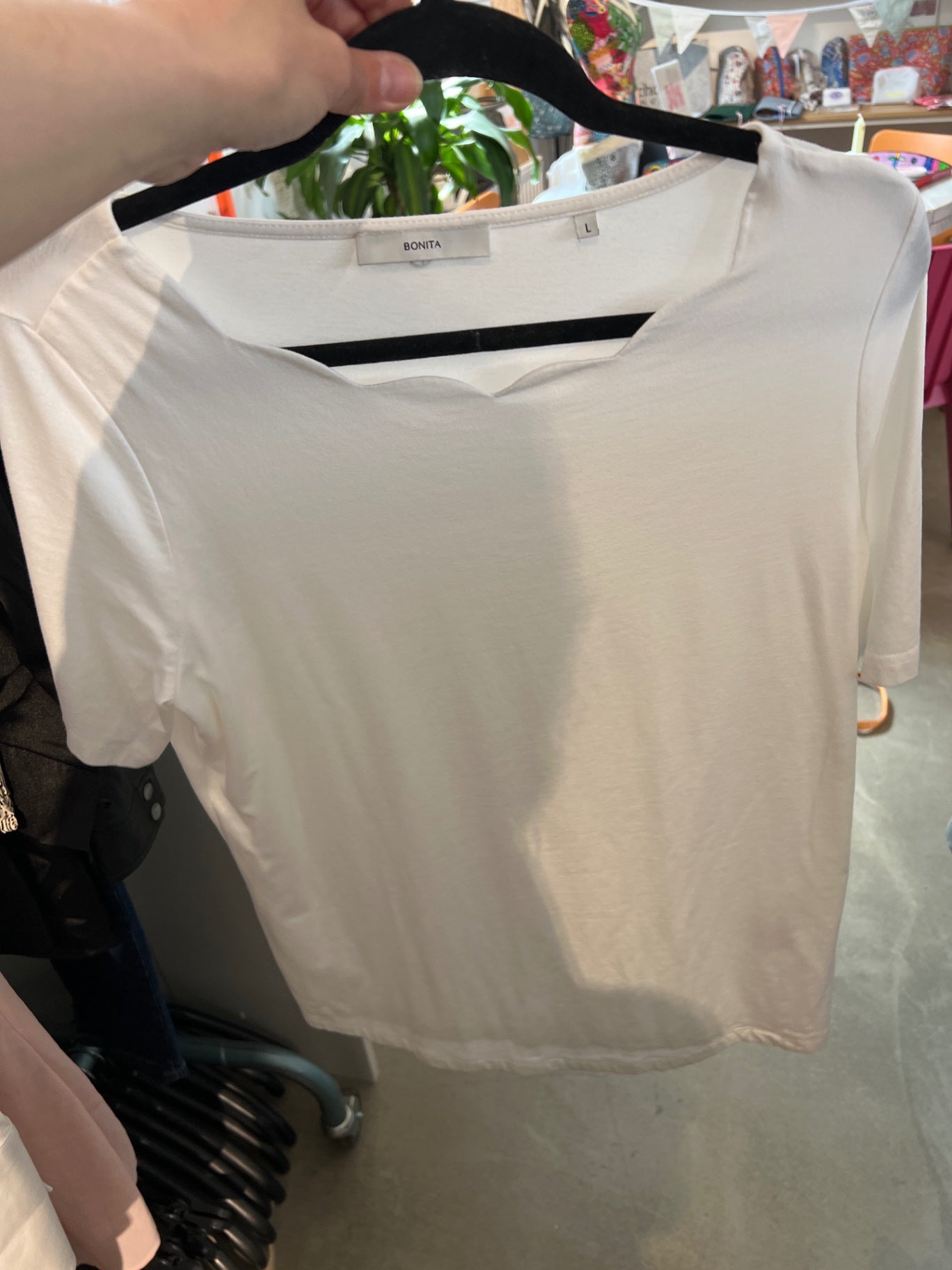 BONITA T-Shirt Weiß Gr.: K