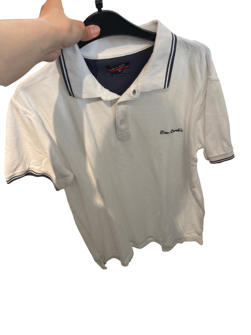 Pierre Cardin Poloshirt Weiß Gr.: XL