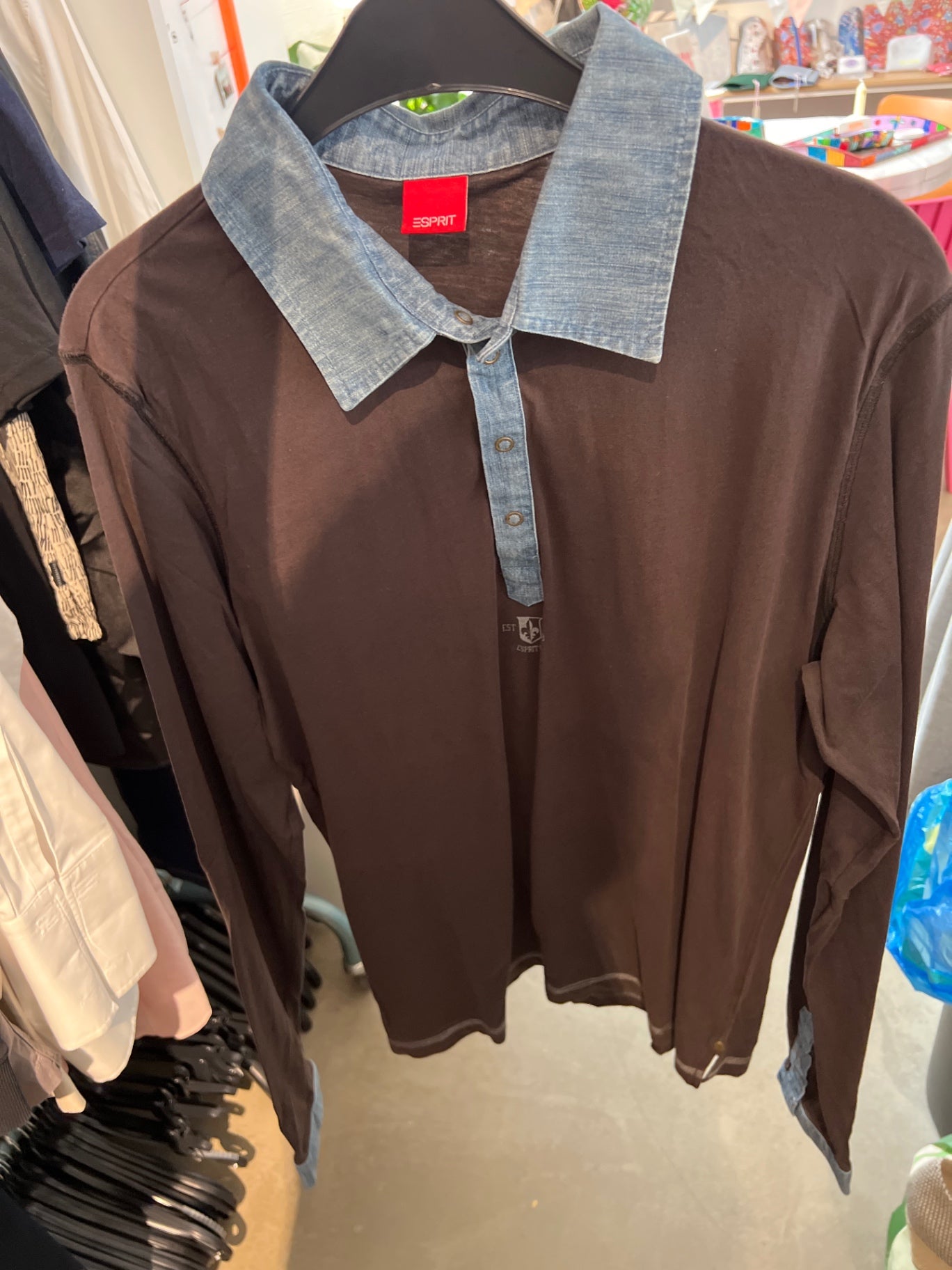 Esprit Poloshirt Braun Gr.: M