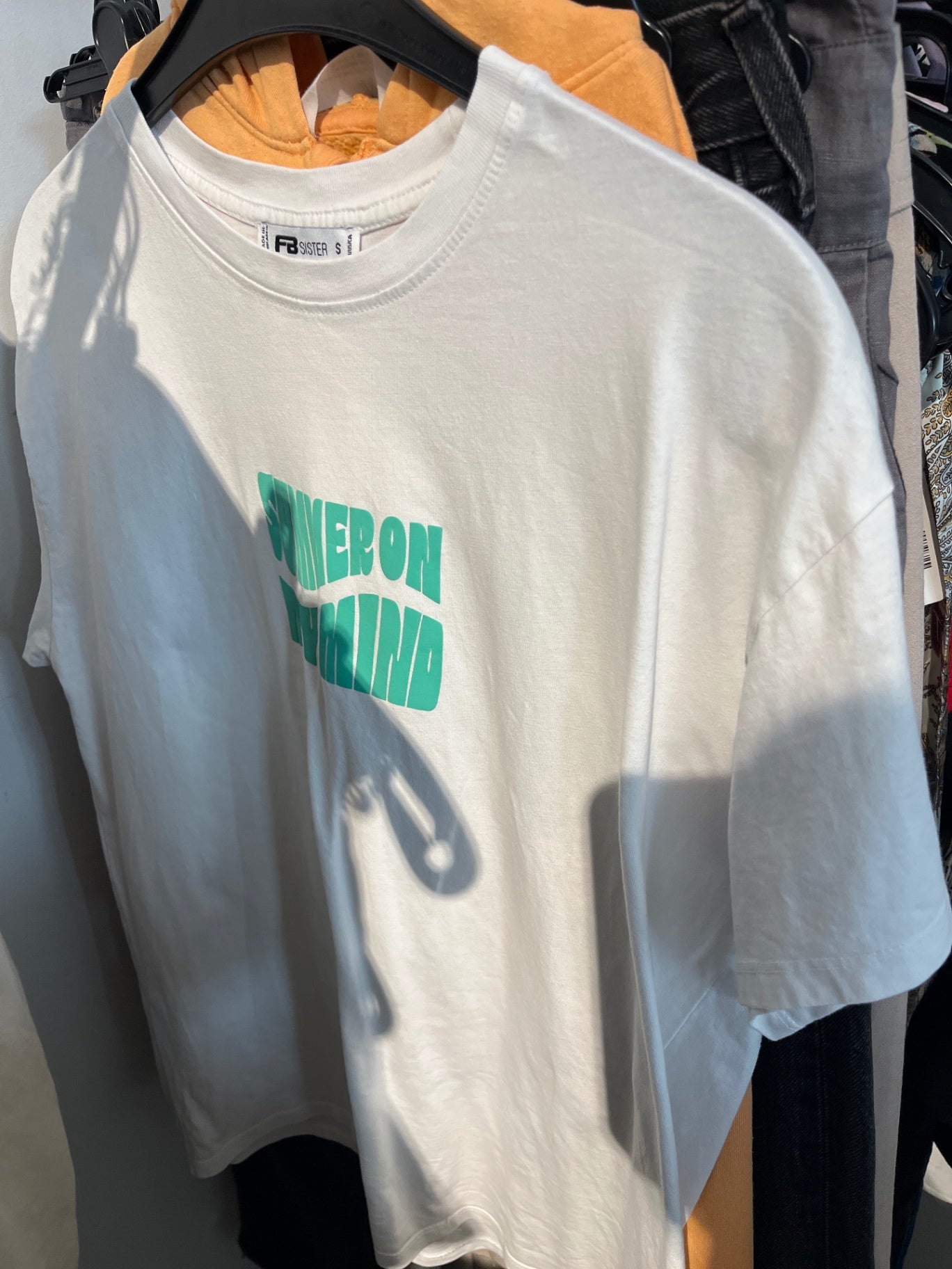 FB Sister T-Shirt Weiß Schmetterling Gr.: S